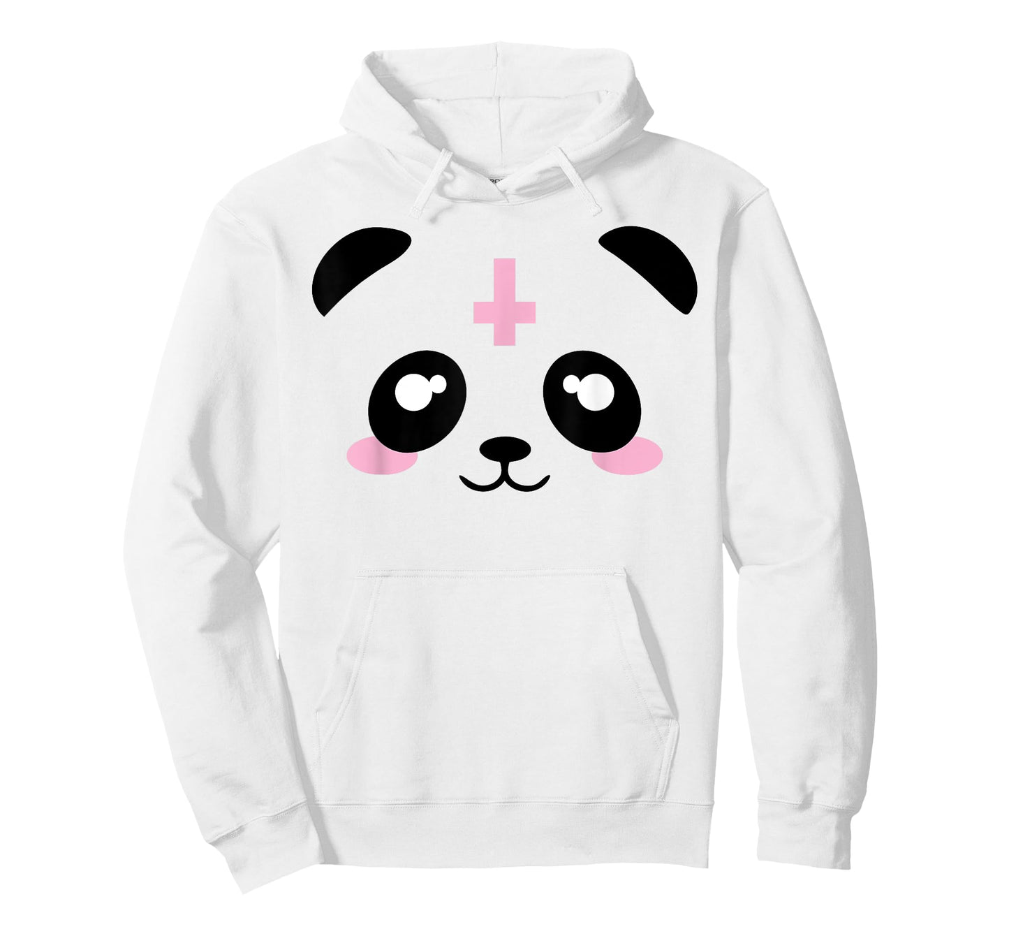 Pastel Goth Kawaii Punk Upside Down Cross Panda Shirt