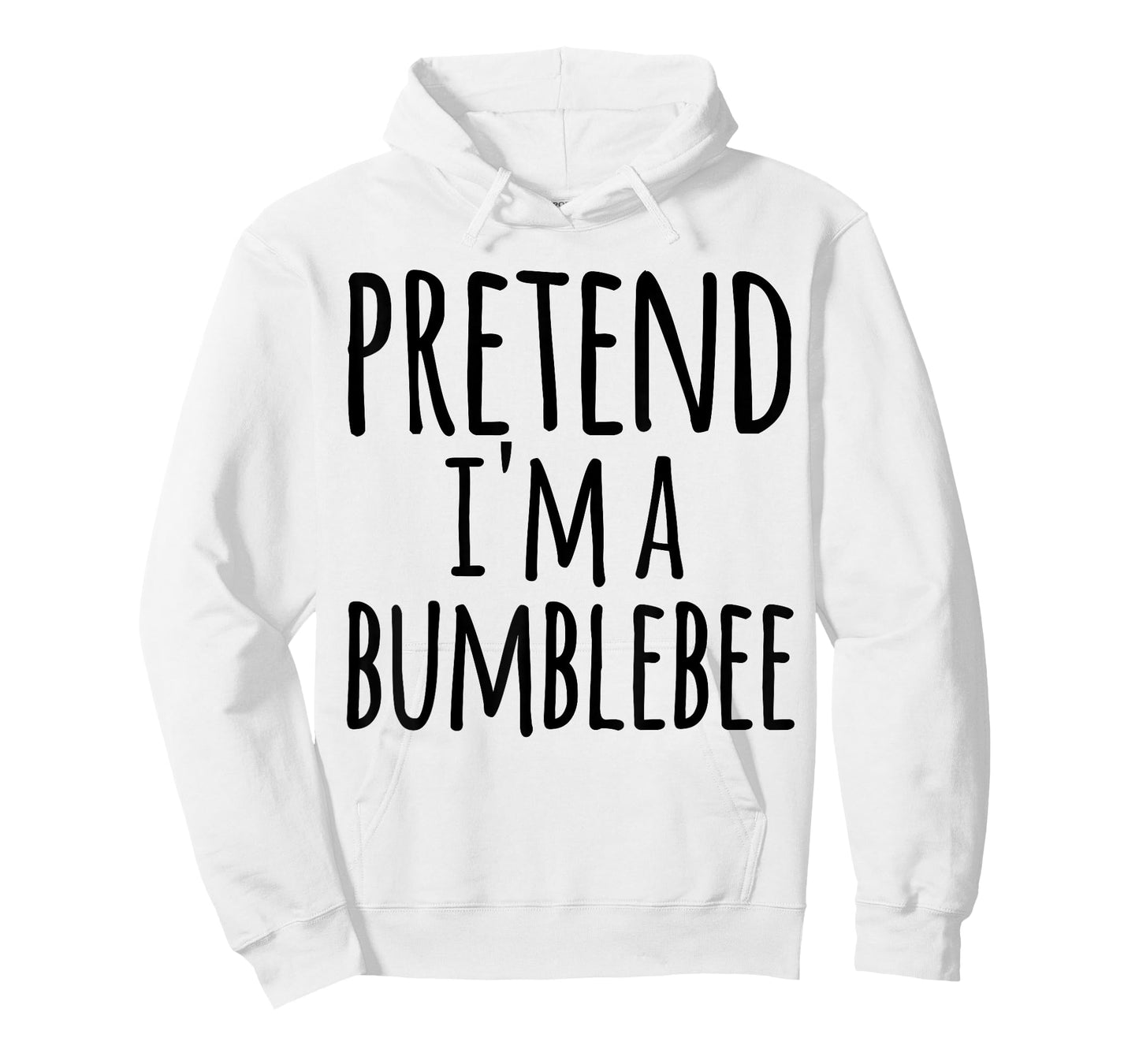 Funny Easy Lazy Halloween PRETEND I'M A BUMBLEBEE Costume T-Shirt