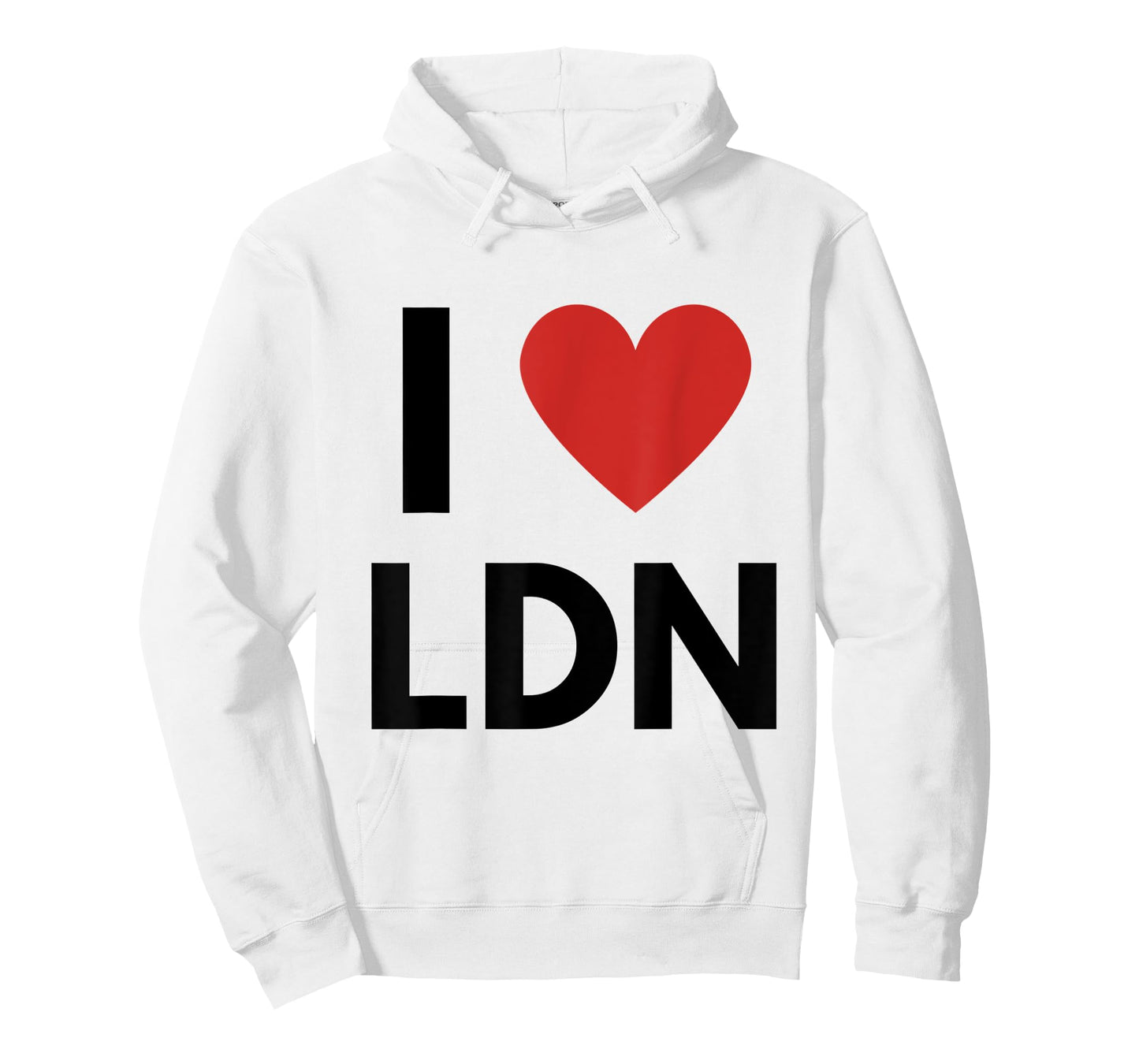 I Love LDN Heart London Love Fan Apparel T-Shirt