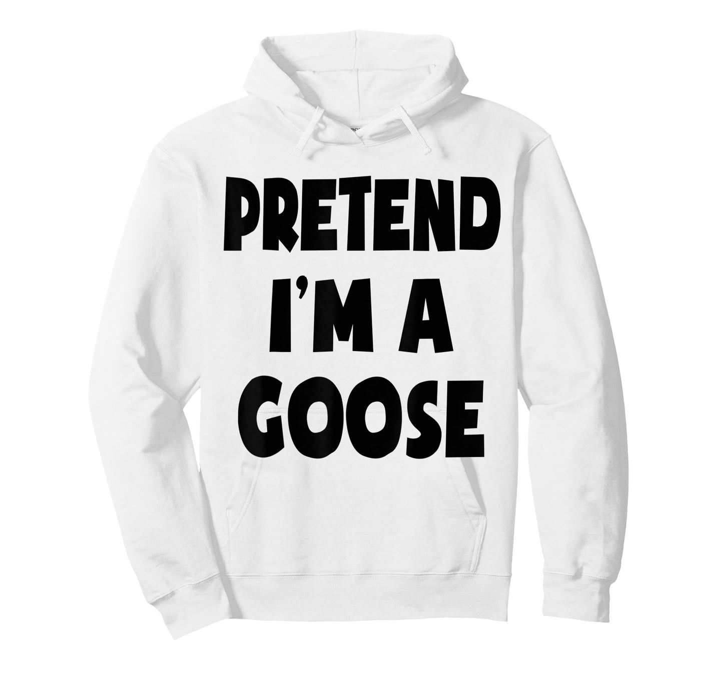 Pretend I'm A Goose Lazy Easy Halloween Costume Party T-Shirt