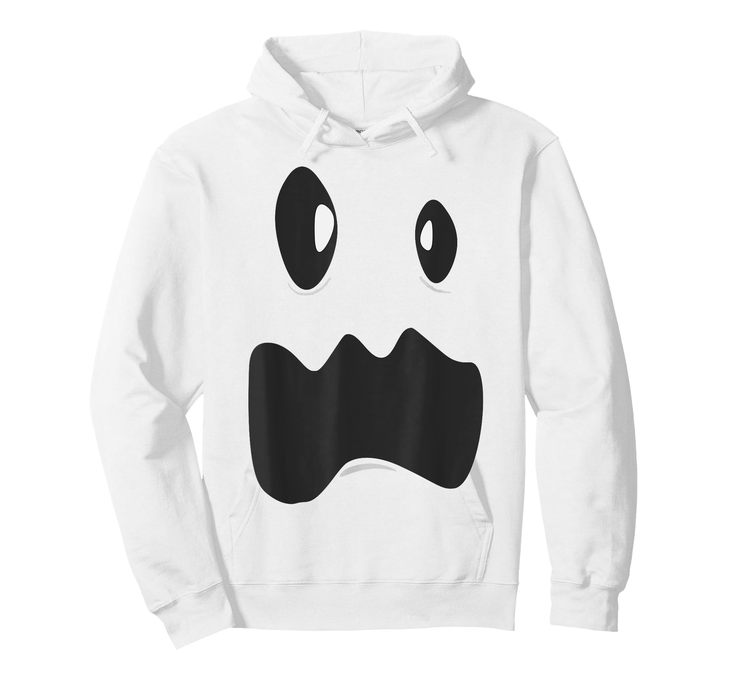 Ghost Face Costume Funny Kids Halloween Outfit Ghoul Face T-Shirt