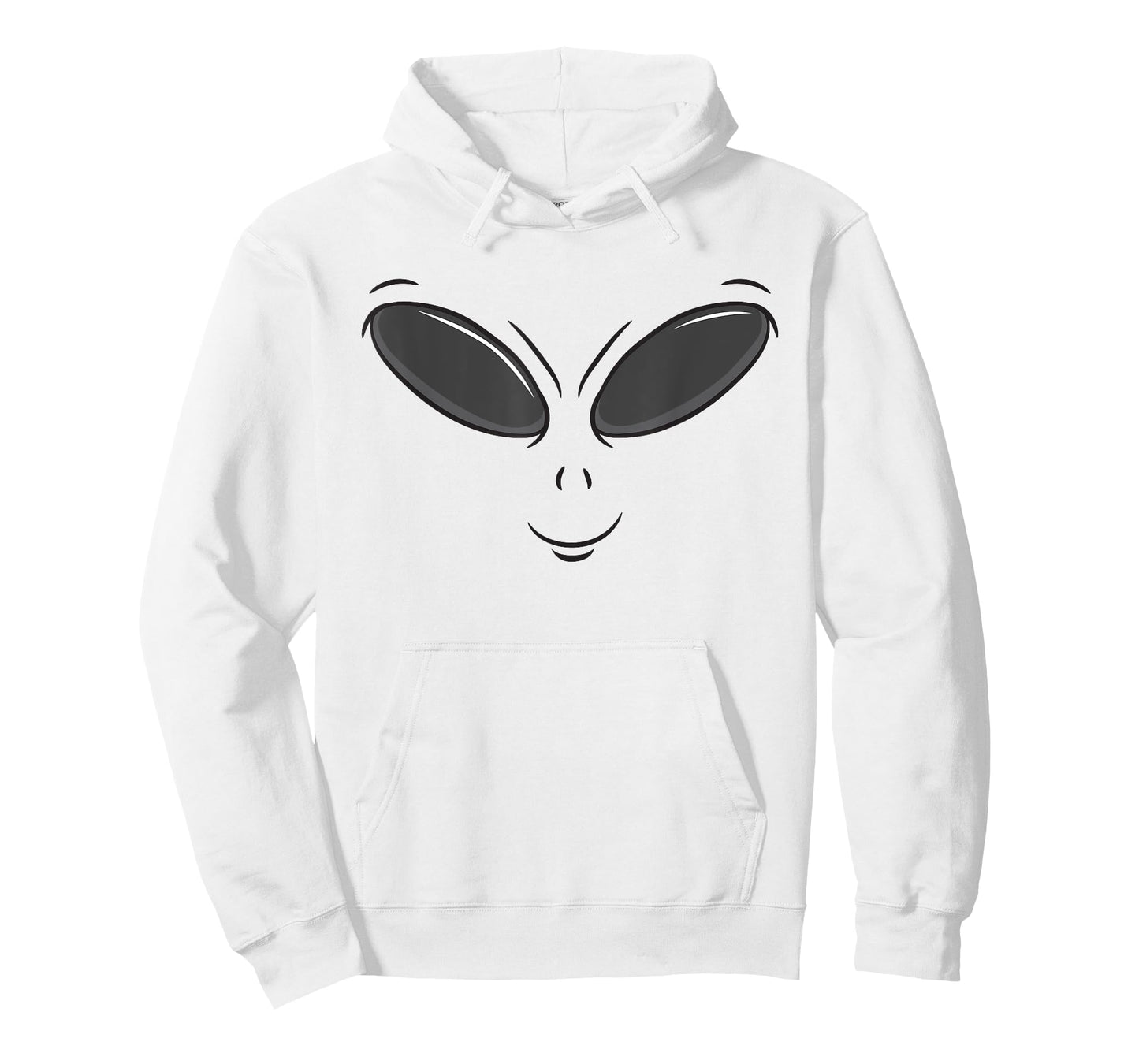 Green Alien Face Halloween Cosmic Galaxy Lazy DIY Costume T-Shirt