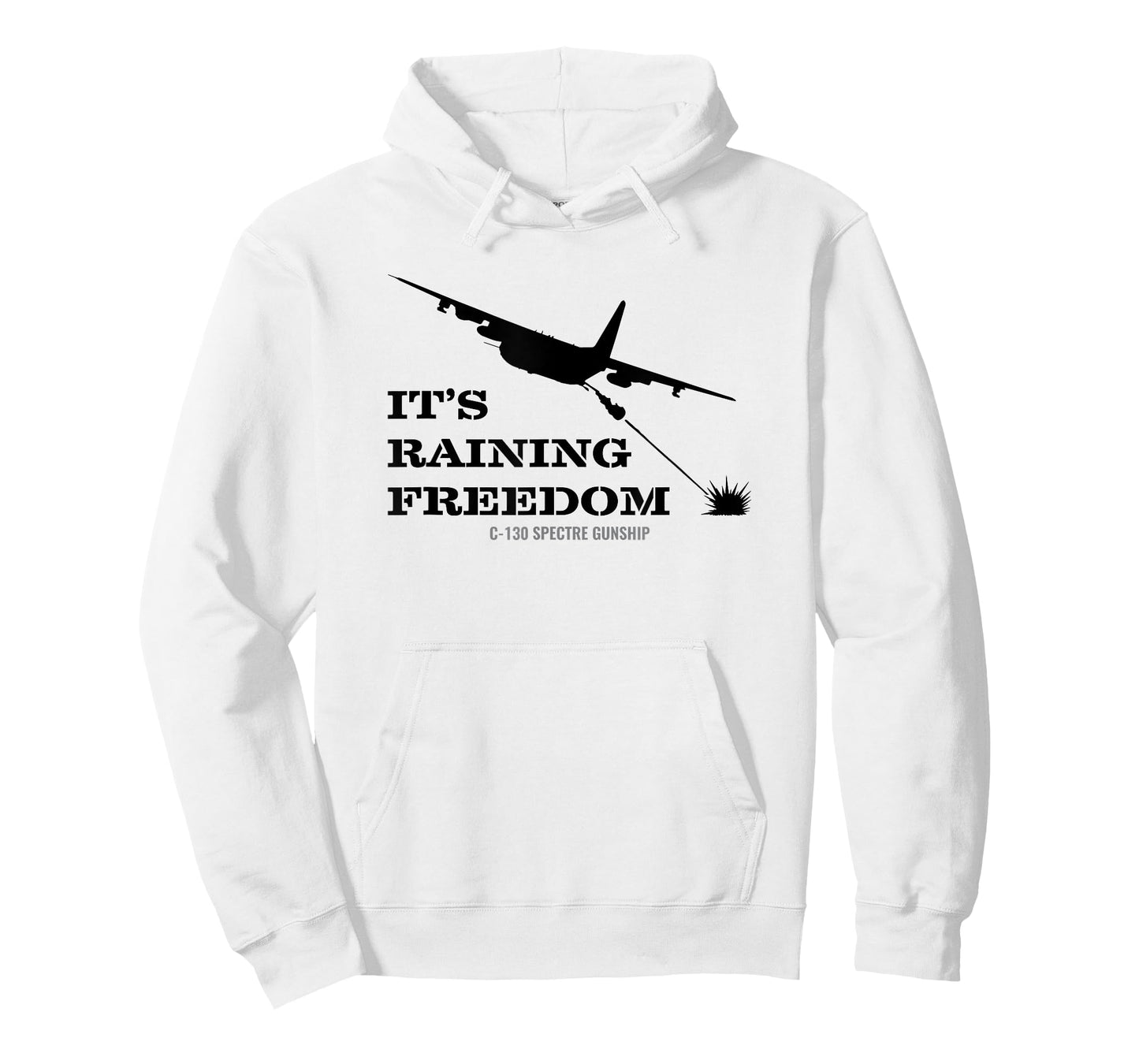 AC-130 Spectre Gunship It's Raining Freedom T Shirt T-Shirt
