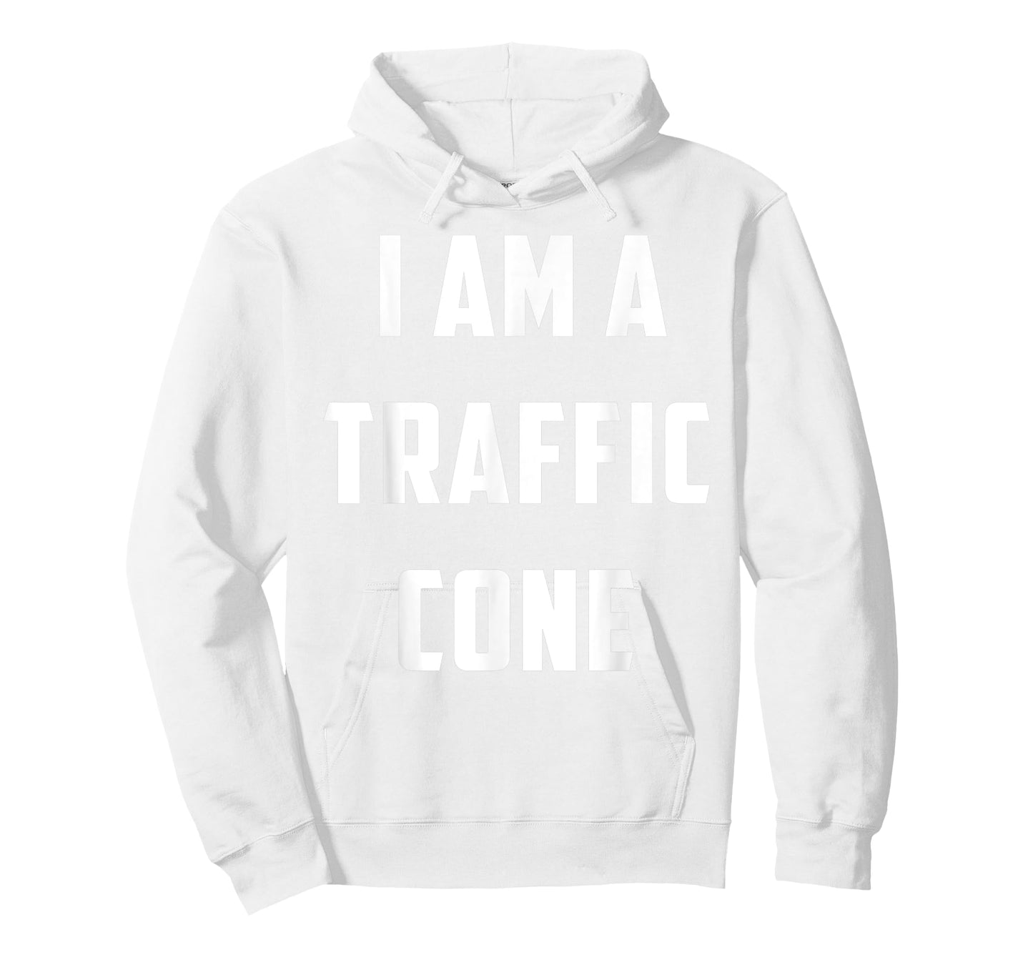 I am a Traffic Cone DIY Halloween Night Party Costume Tee T-Shirt