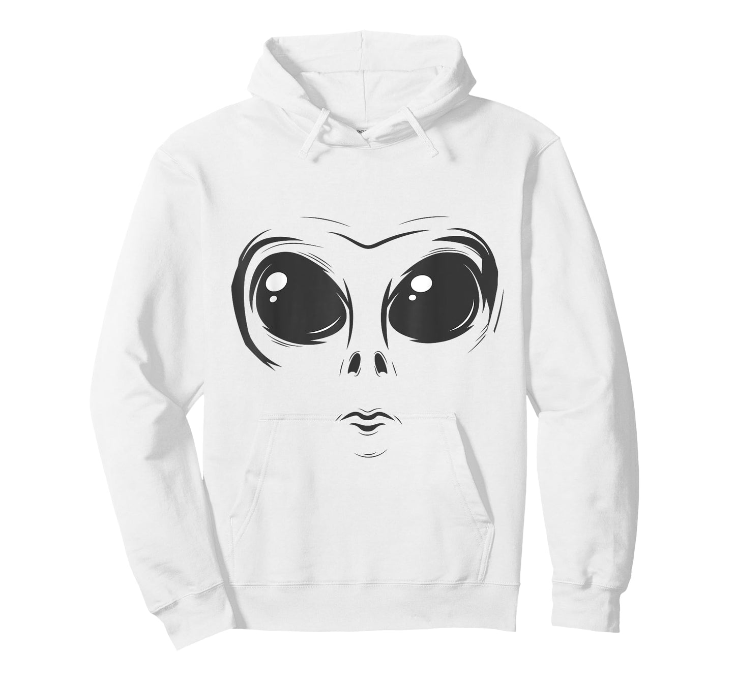 Alien Face Horror Space Funny Halloween Costume Men Women T-Shirt