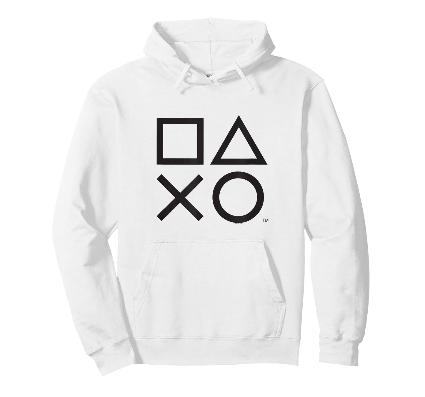 PlayStation PS5 Gamer Controller Icons in Classic Black T-Shirt