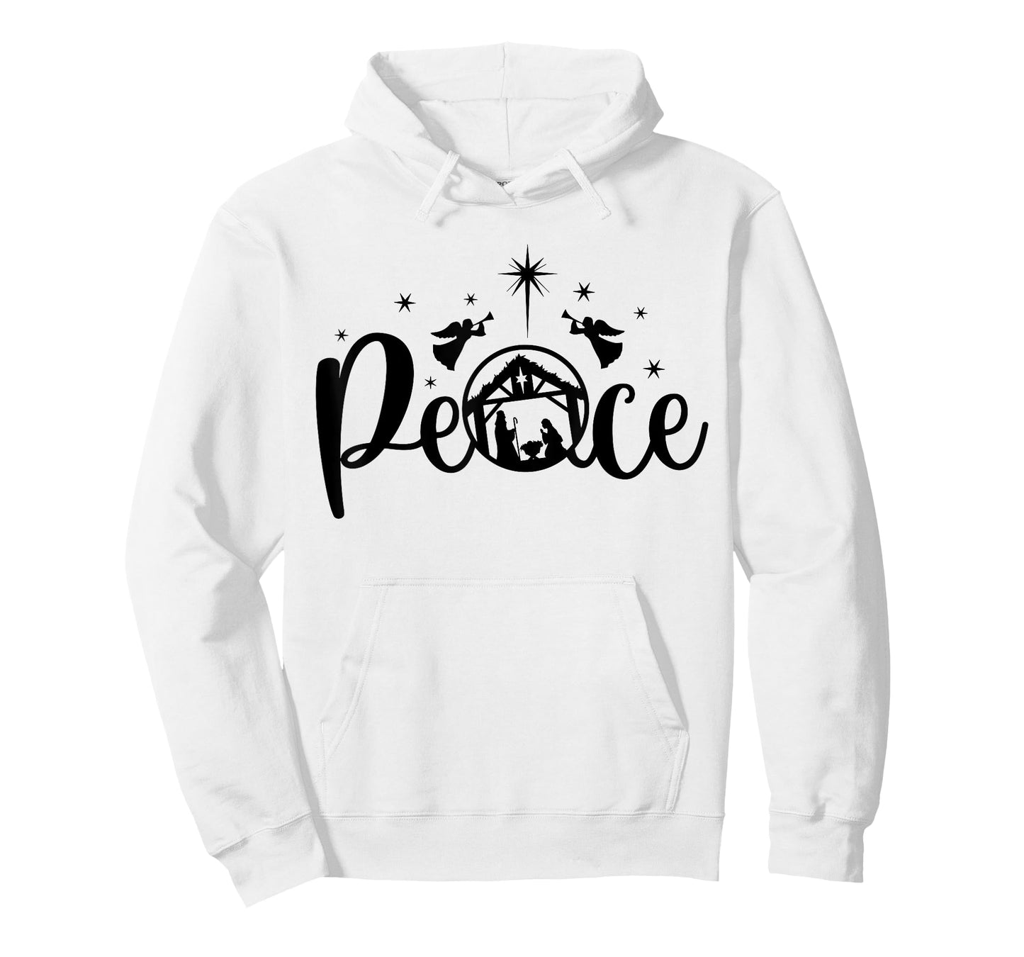 Peace Jesus Christian Christmas Nativity Scene XMAS Faith T-Shirt