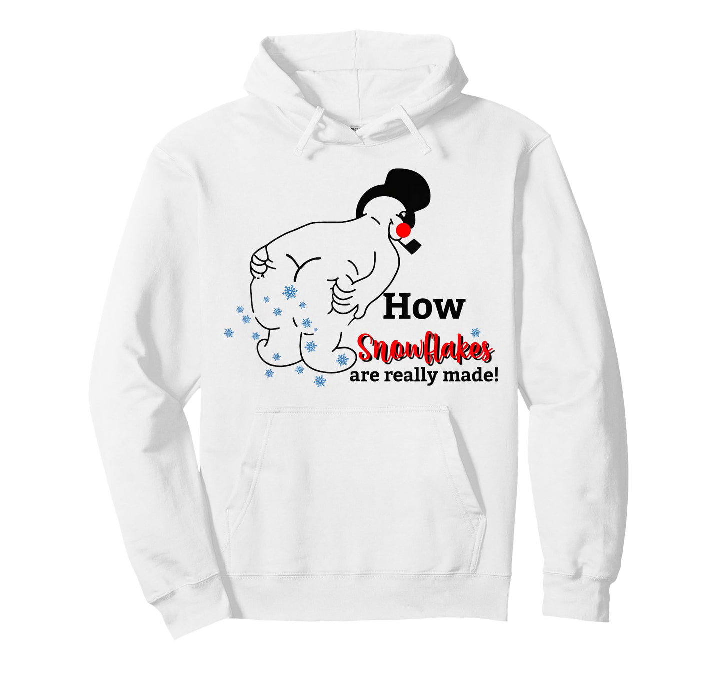 Funny Snowman How Snowflake Are Really Made Christmas Pajama T-Shirt