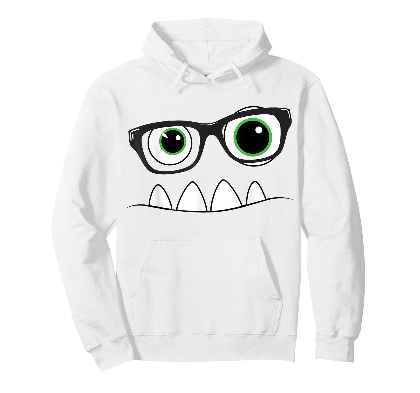 Monster Face Nerd Halloween Costume T Shirt Funny Kids Gifts