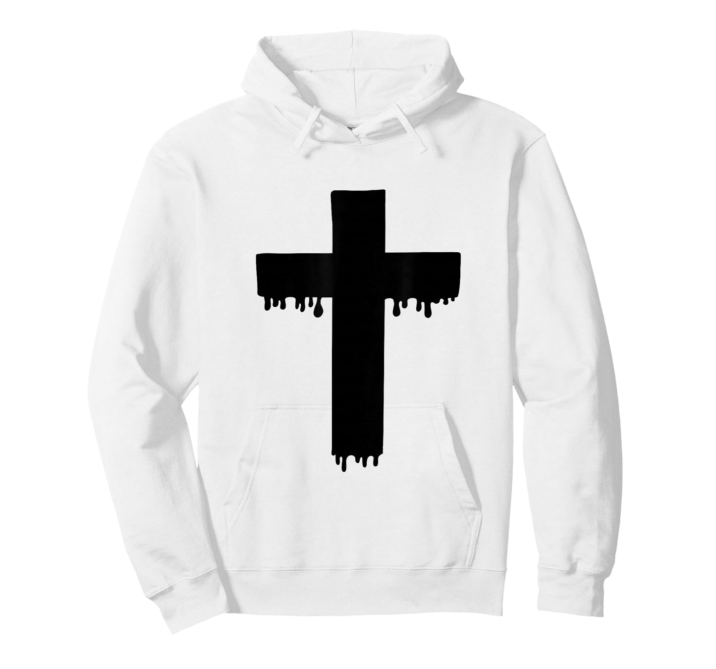 Kawaii Black Drippy Cross, Gurokaw Pastel Goth Aesthetic T-Shirt