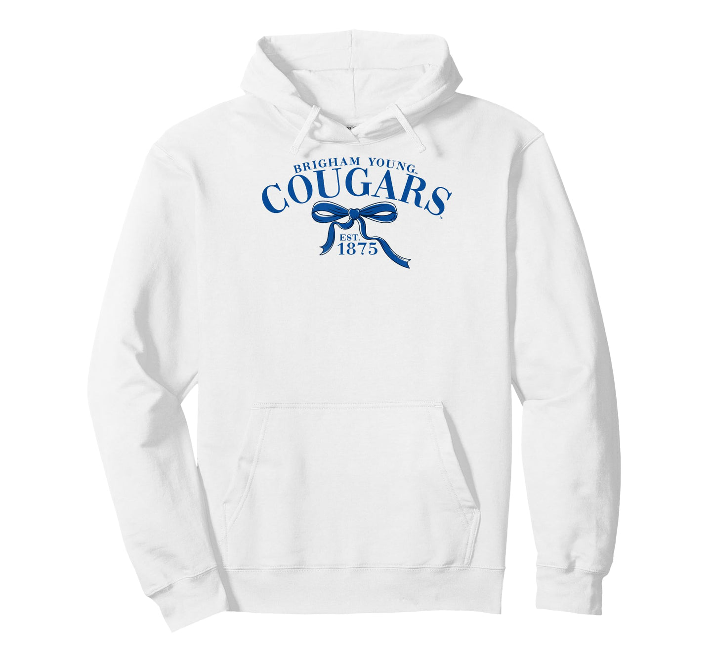 BYU Cougars Bow Arch White Officially Licensed T-Shirt