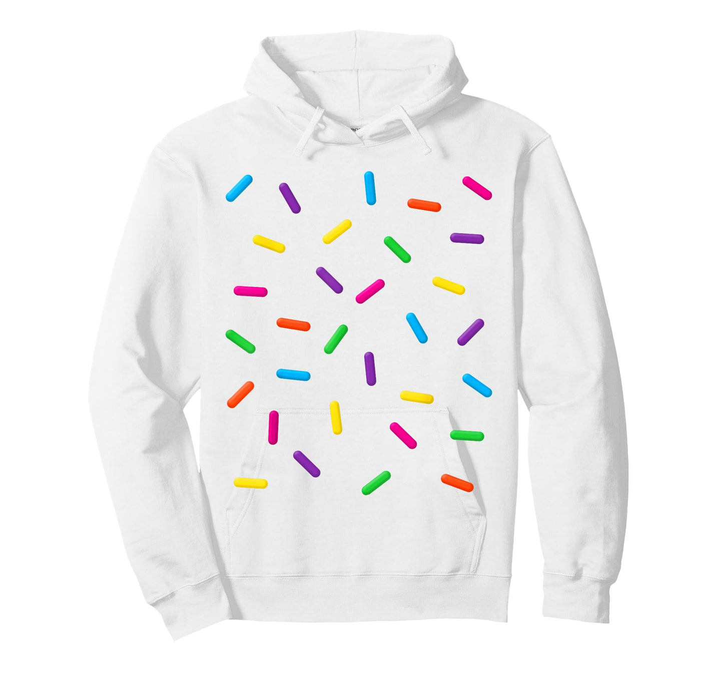 Funny Ice Cream Rainbow Sprinkles Jimmies Halloween Costume Men Women Kids T-Shirt