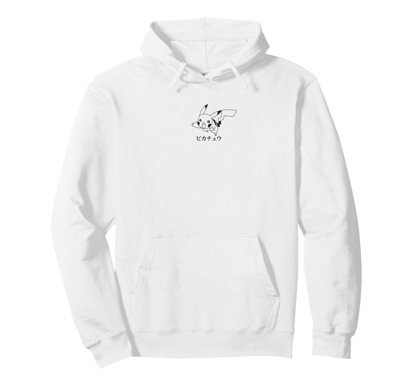 Pokémon Pikachu Black and White Quick Attack Kanji Logo T-Shirt