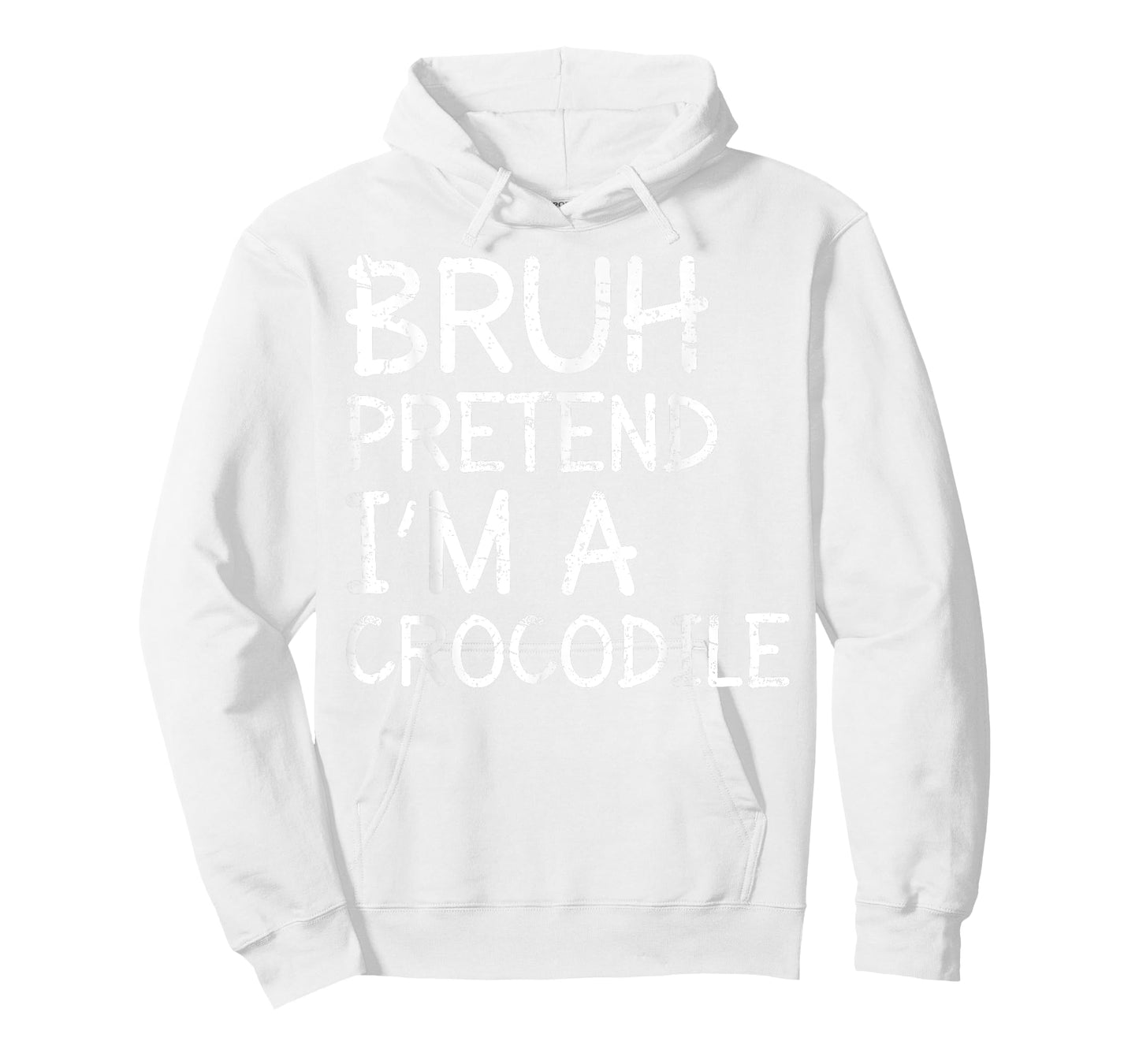 Bruh Pretend Im A Crocodile Lazy Halloween Costume Boys Kids T-Shirt
