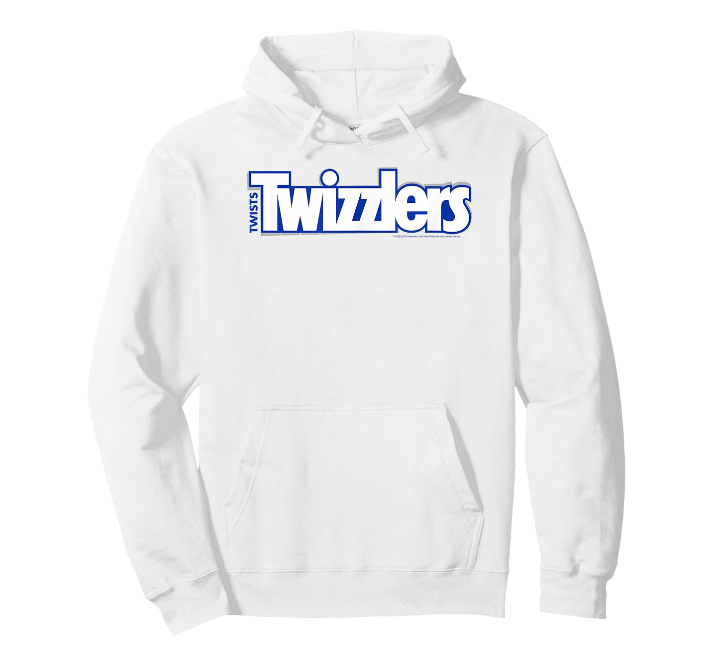 Twizzlers Twists Classic White & Blue Logo Distressed T-Shirt