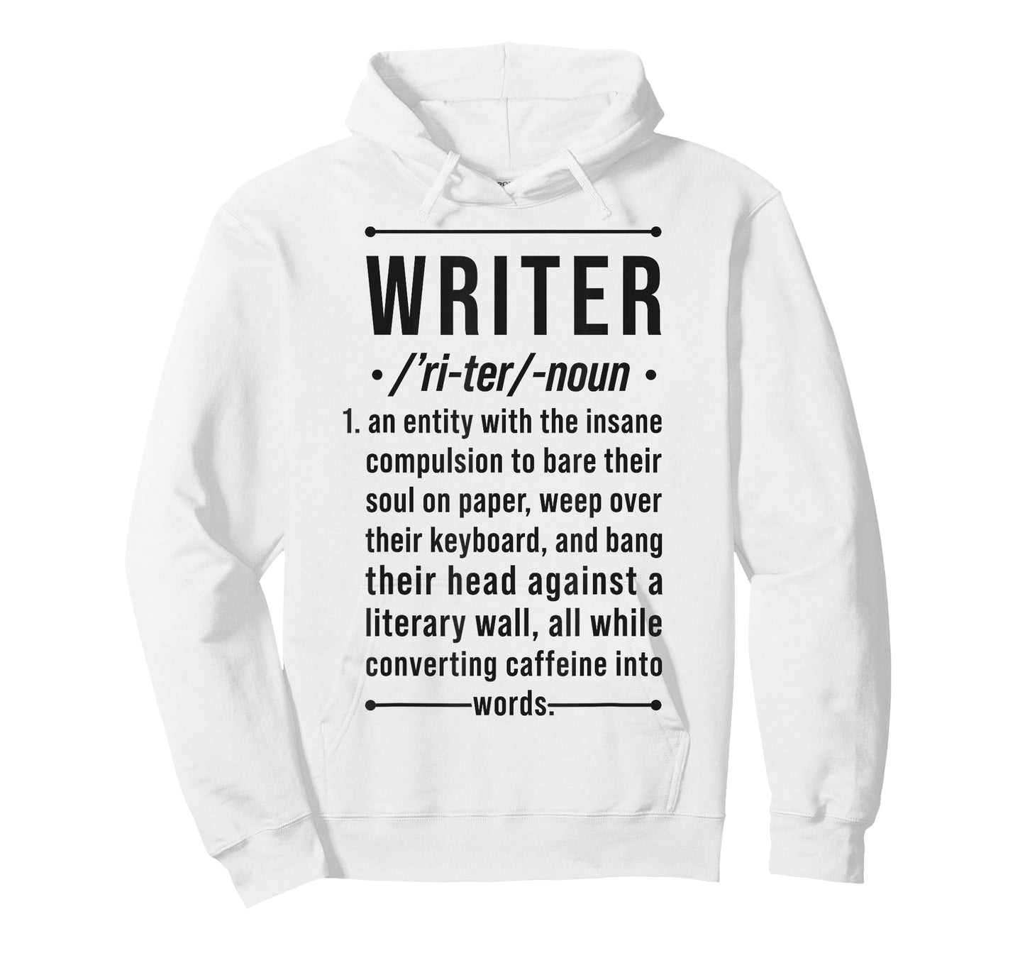 Writer Funny Noun Definition Book Author Novelist Poet Gifts T-Shirt