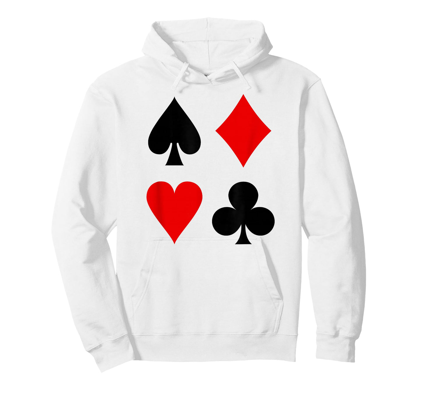 CLUBS HEARTS SPADES DIAMONDS PLAYING CARD SUITS POKER T-Shirt