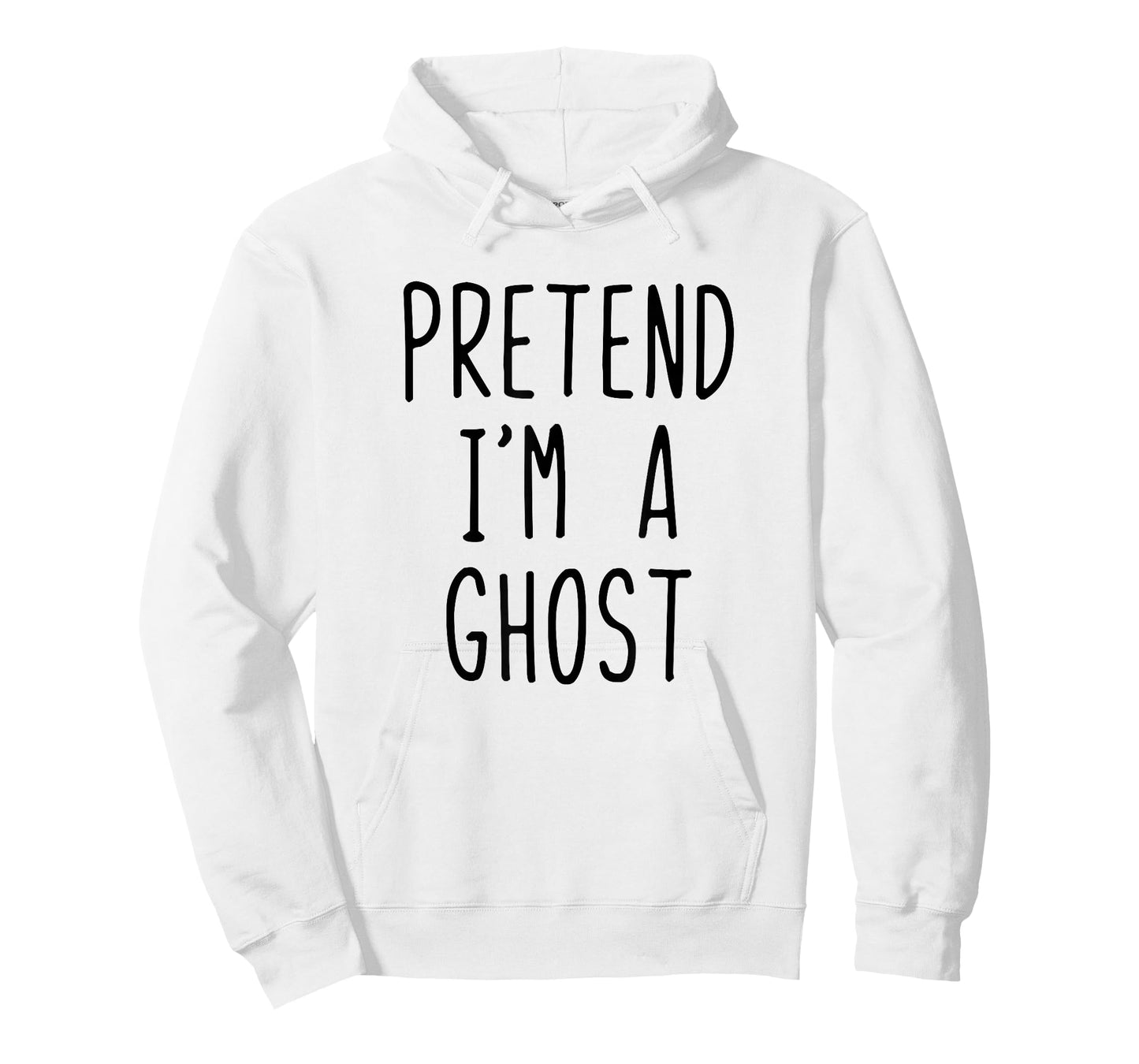 Pretend I'm A Ghost Costume Halloween Funny Lazy Adult Kids T-Shirt