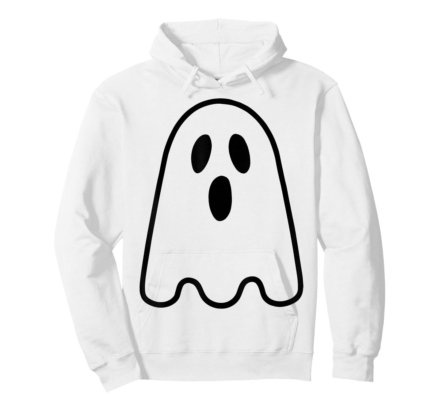 Ghost Shirt Adult Kids Men Women Silly Ghost Face Costume T-Shirt