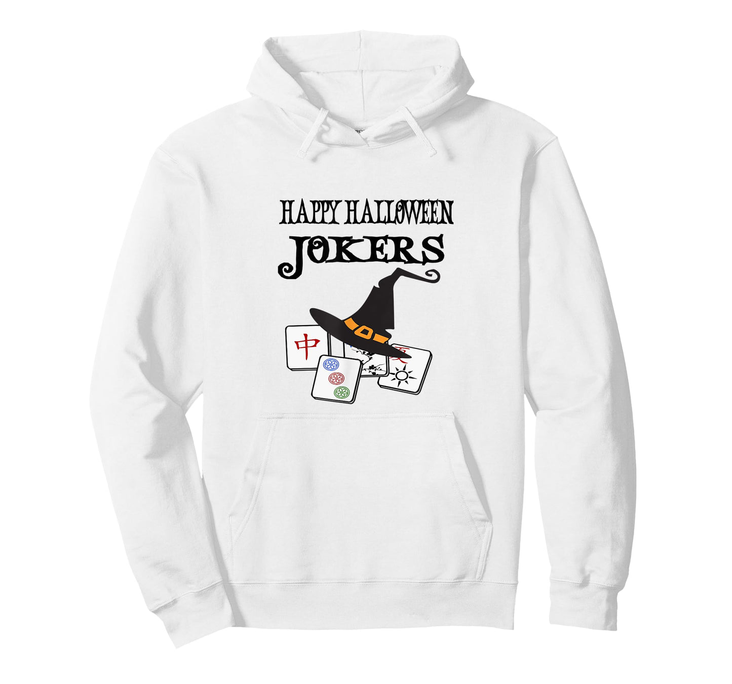 Funny Mahjong Happy Halloween Jokers Tile Game Tee T-Shirt