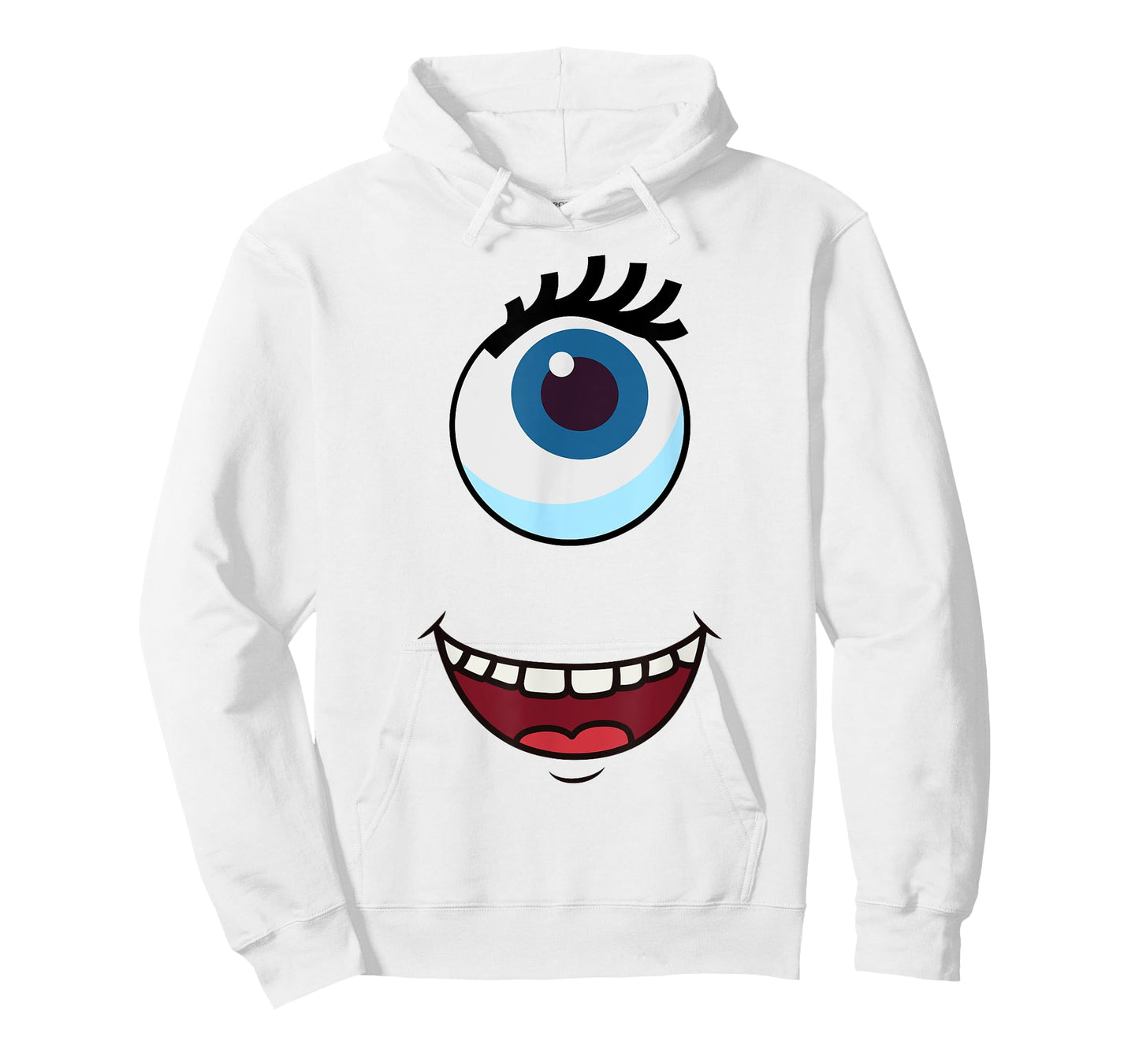 Cute One-Eyed Monster Face Easy Halloween Costume T-Shirt