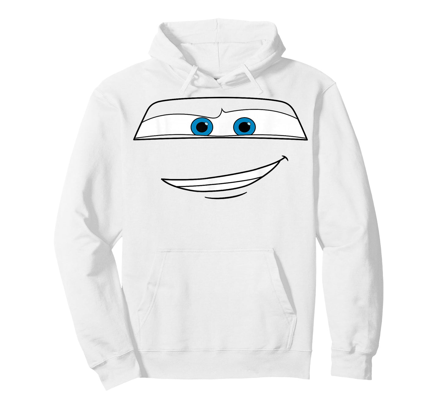 Disney Pixar Cars Lightning McQueen Big Face Short Sleeve T-Shirt