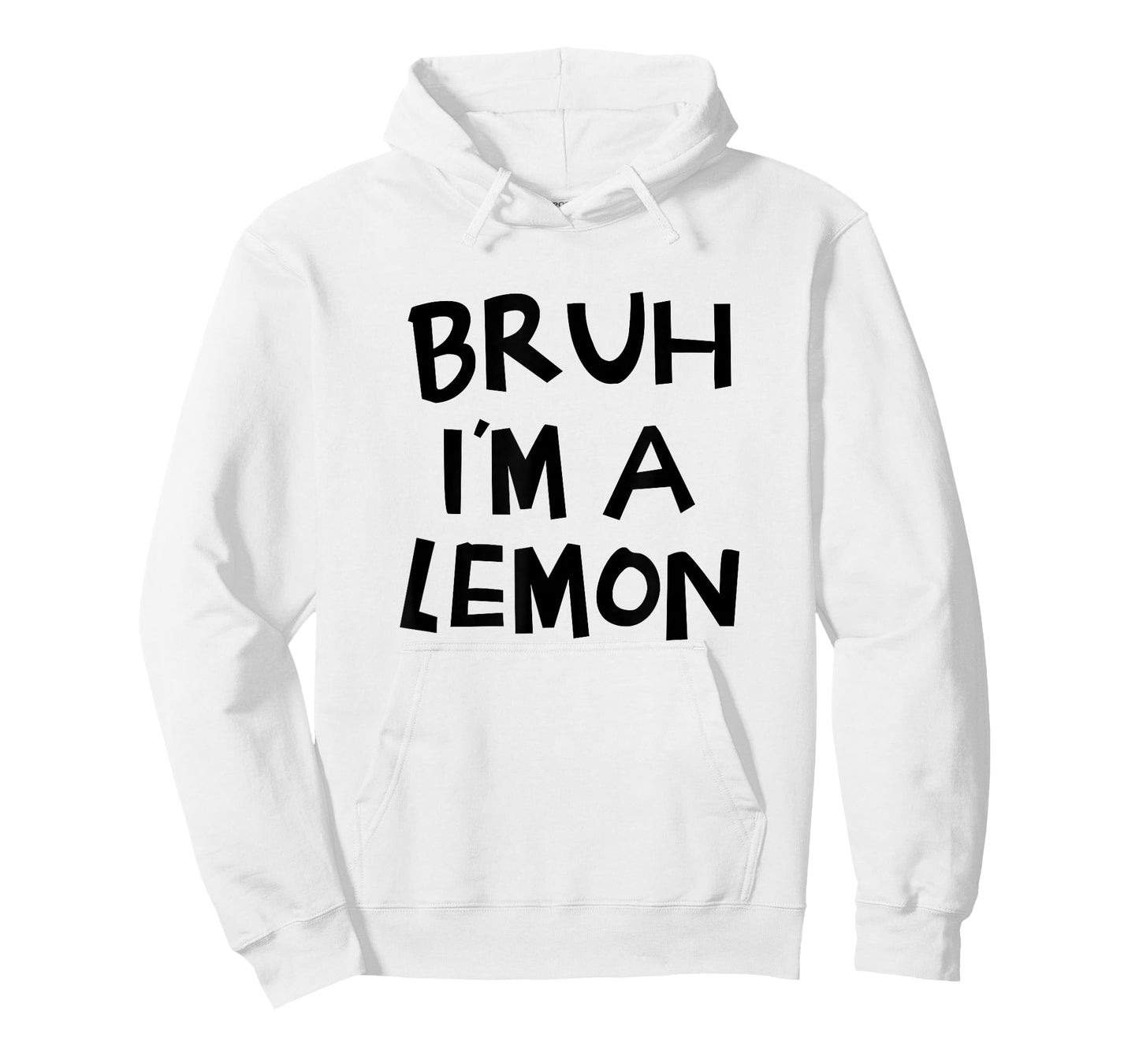 Bruh I'm A Lemon Funny Halloween Costume Men Women Boy Girl T-Shirt