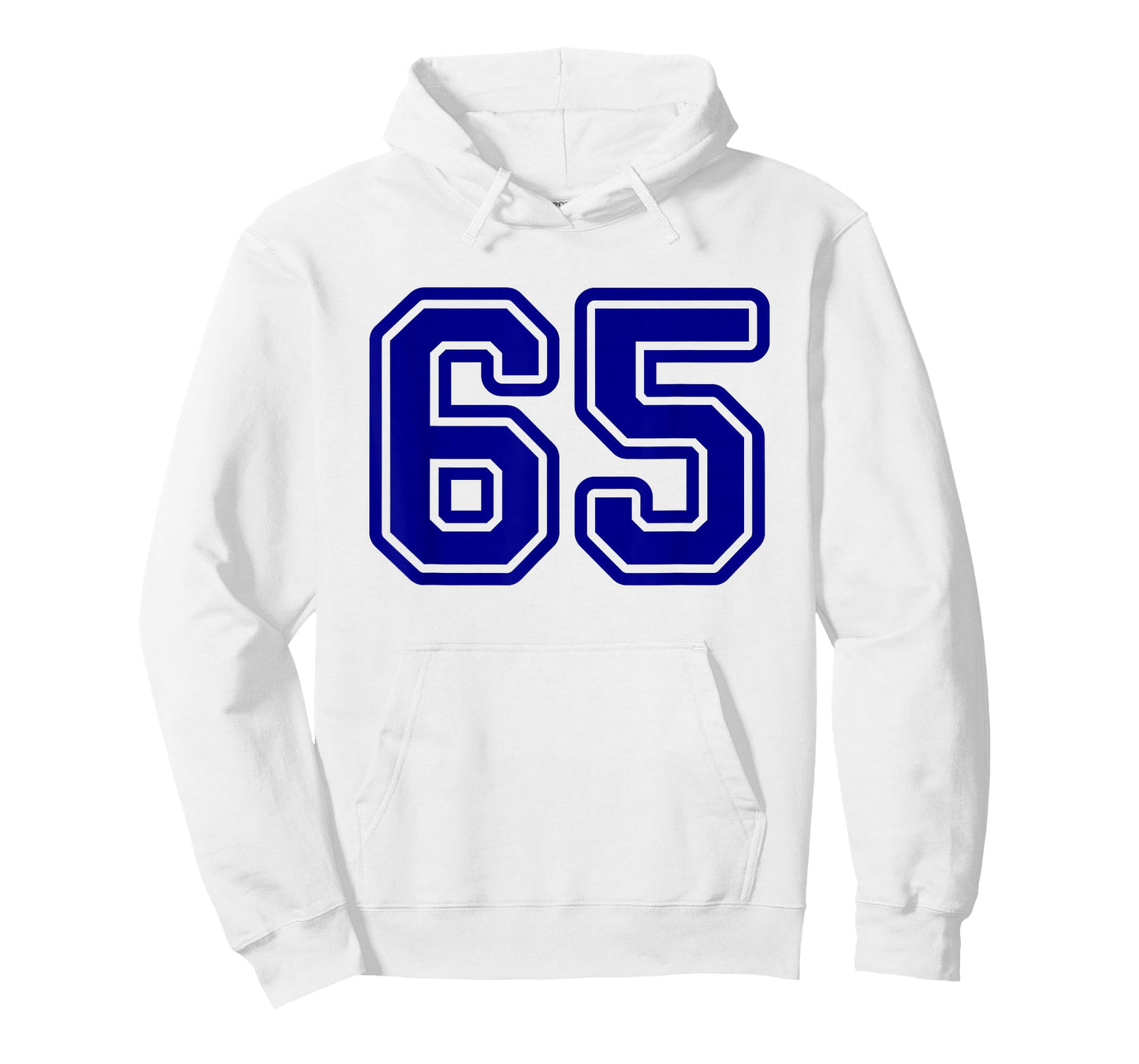 Number #65 Blue Sport Number 65 T-Shirt