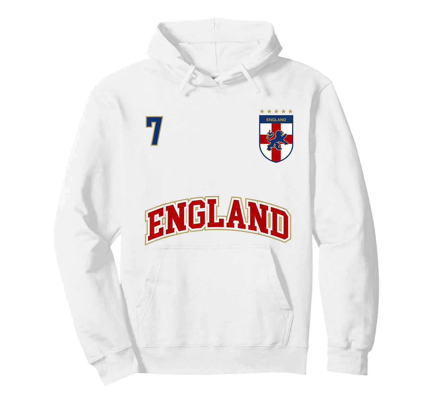 England Football Team Shirt Number 7 Sports English Flag
