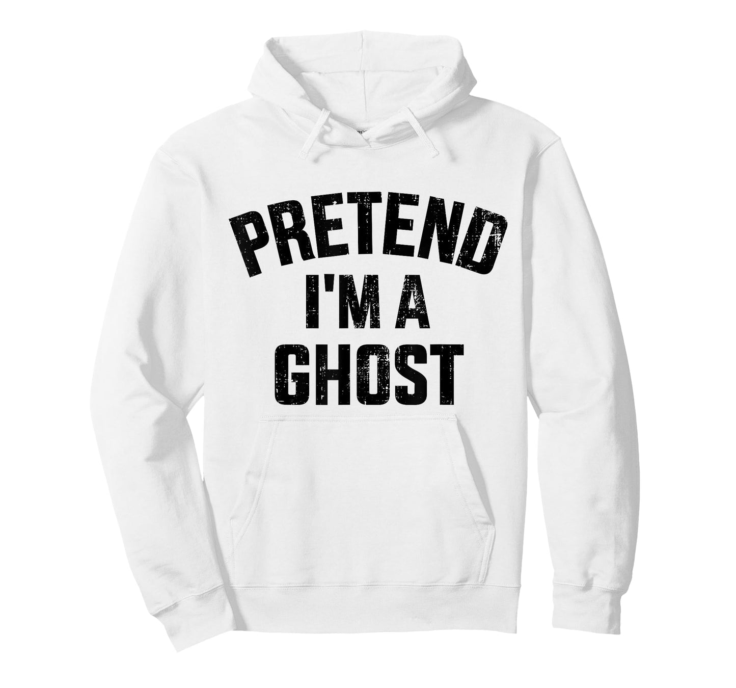 Pretend I'm a ghost funny lazy easy DIY halloween costume T-Shirt