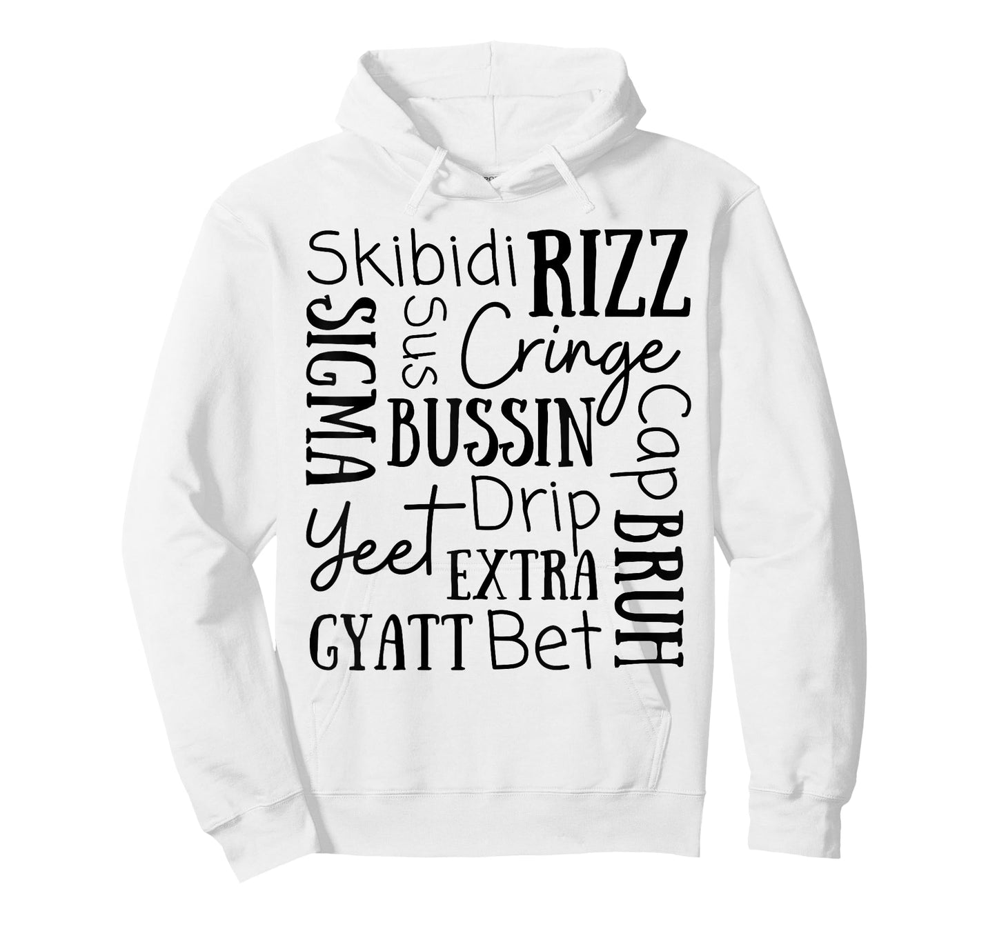Skibidi Rizz Funny Kids Rizz Bussin Gen Z Christmas Young T-Shirt