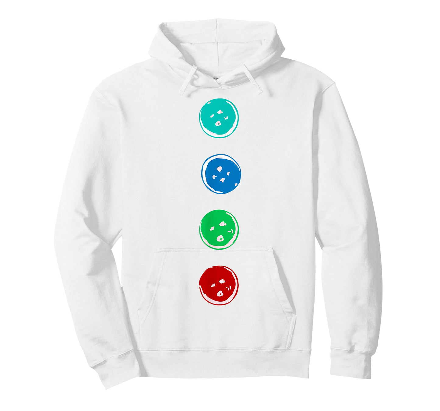 Four Groovy Buttons Blue Cat Funny Halloween Costume T-Shirt