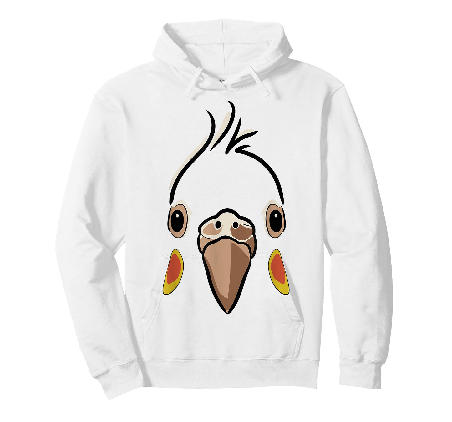 Halloween Cockatiel Face Tshirt Costume Kids Cute Themed T-Shirt