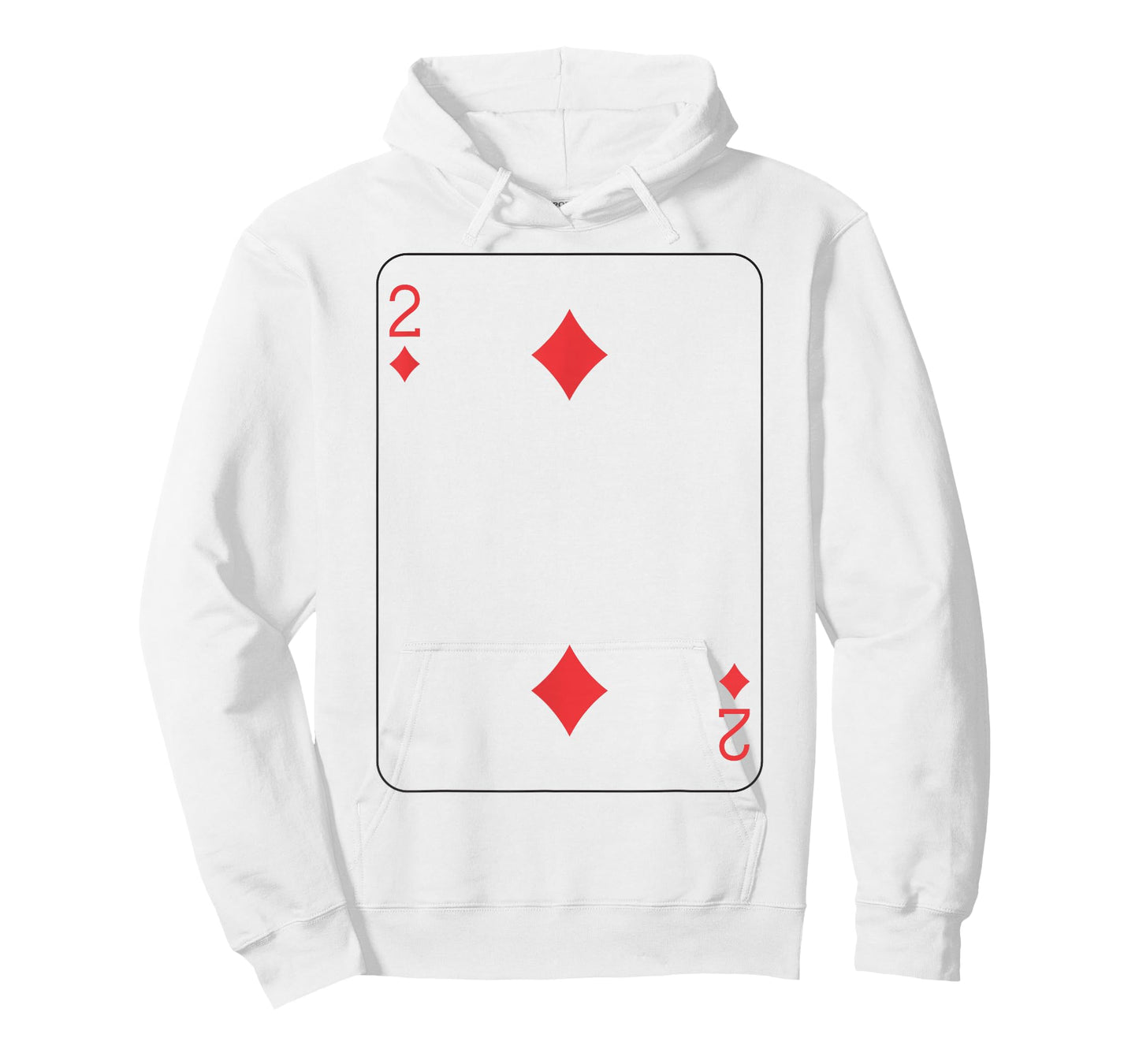 Two of Diamonds | Deck of Cards Front and Back Group Costume T-Shirt