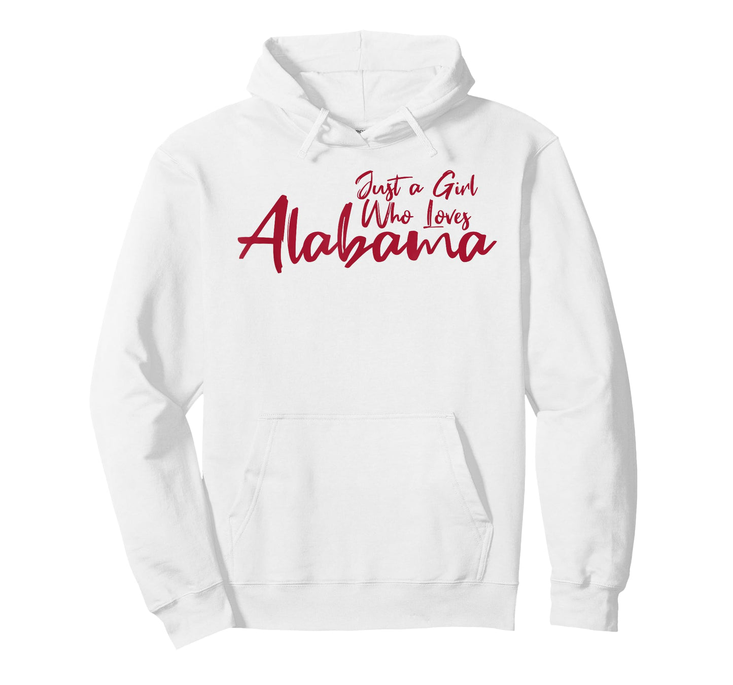 Just A Girl Who Loves Alabama, Women's Cute Alabama T-Shirt
