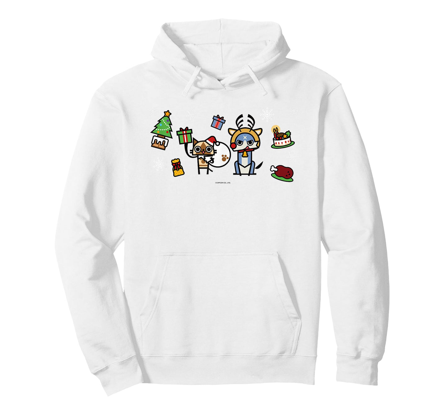 Monster Hunter Rise: Sunbreak Palamute＆Palico Christmas (B) T-Shirt