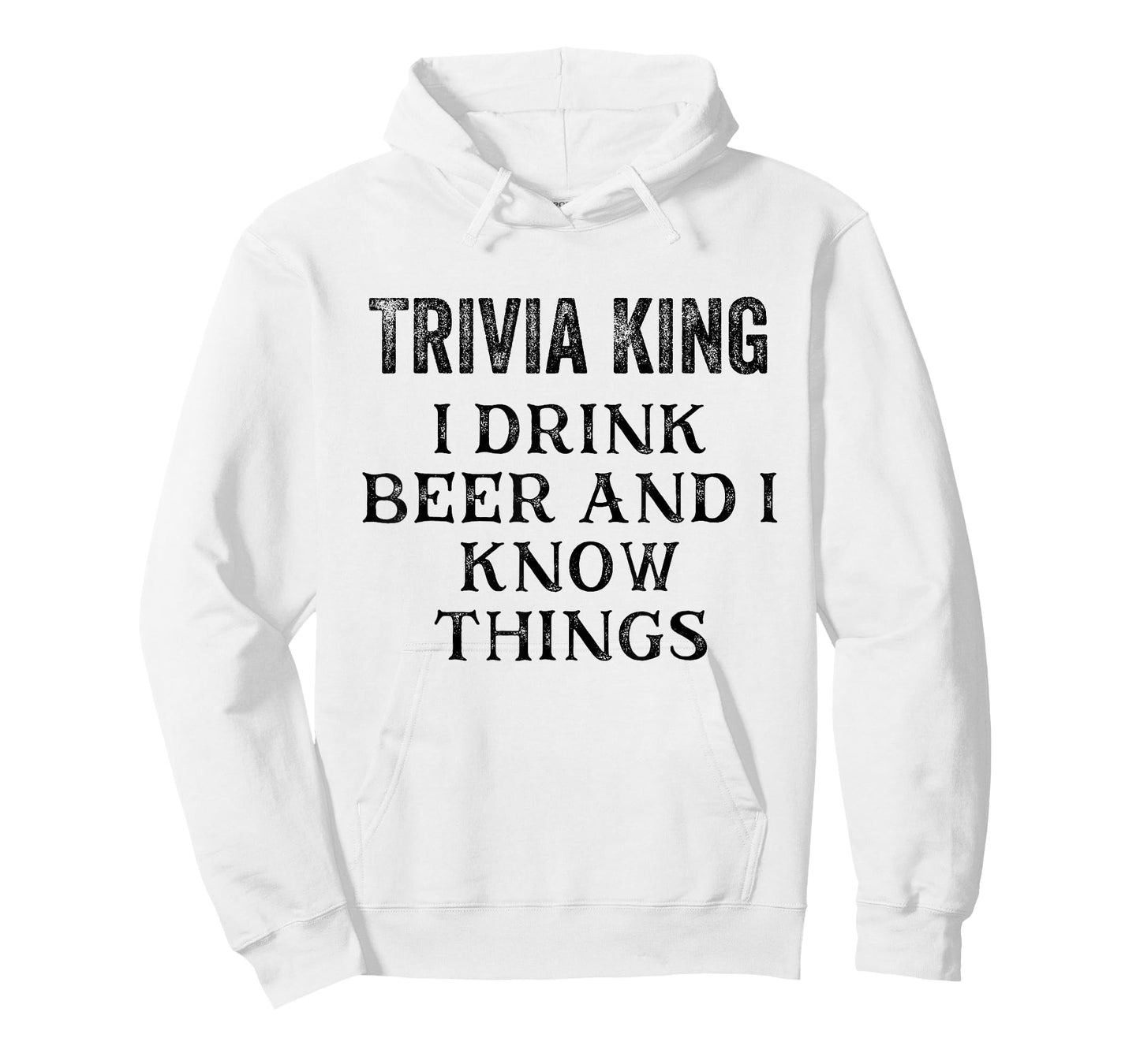 Trivia King Mens Gift Triva Quiz Game Night T-Shirt