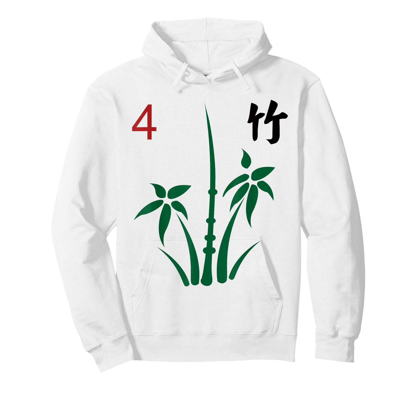 Chinese Mahjong Mah Jong Game Tiles Character Flower Four T-Shirt