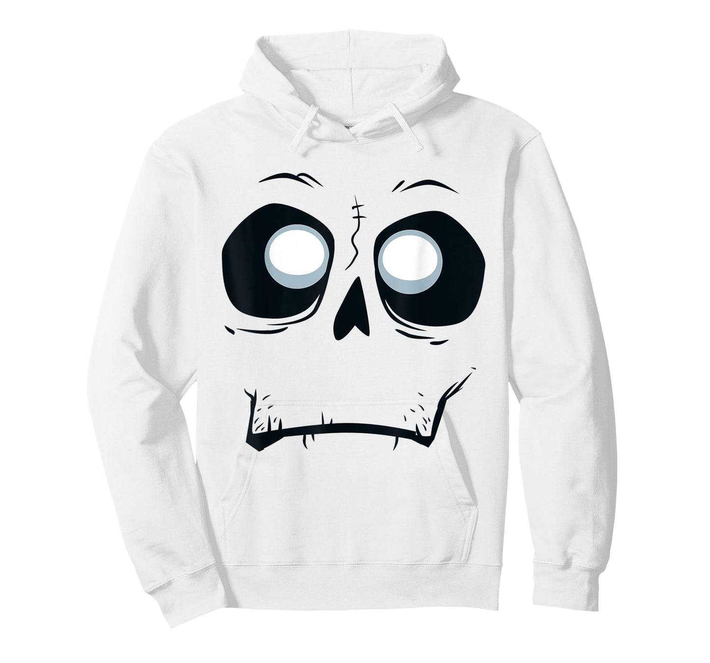 Silly Skeleton Monster Skull Face Halloween T-Shirt
