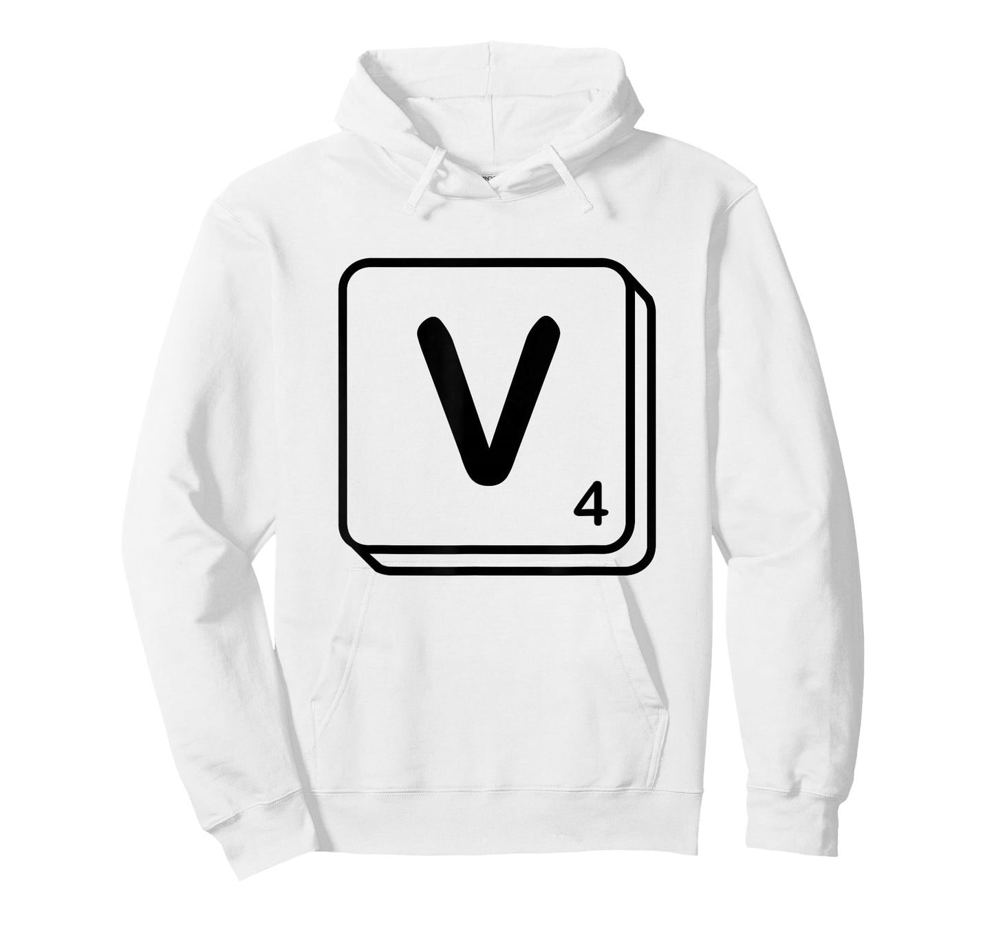 Letter V Word Game Tile T-Shirt