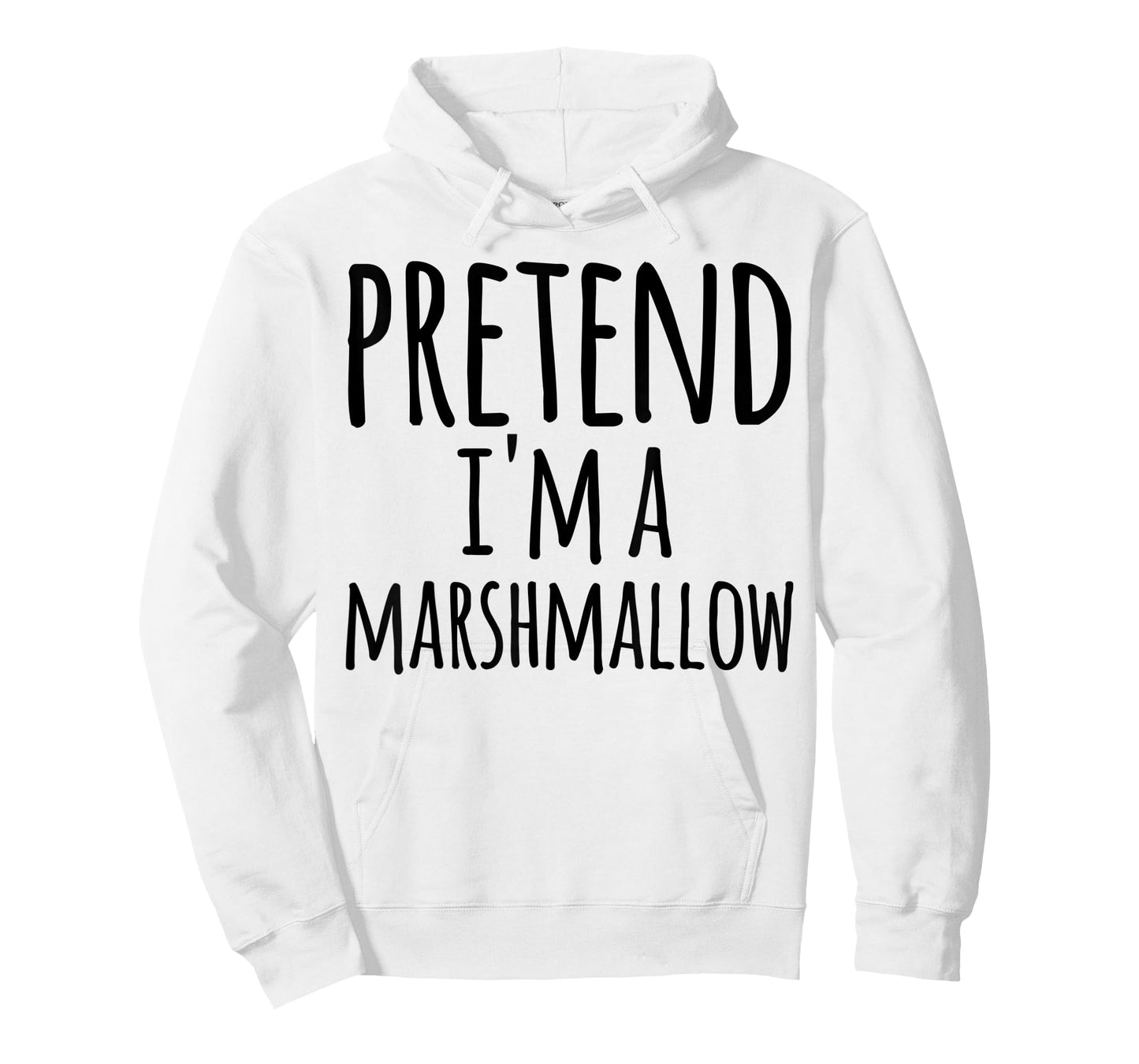 Funny Easy Lazy Halloween PRETEND I'M A MARSHMALLOW Costume T-Shirt