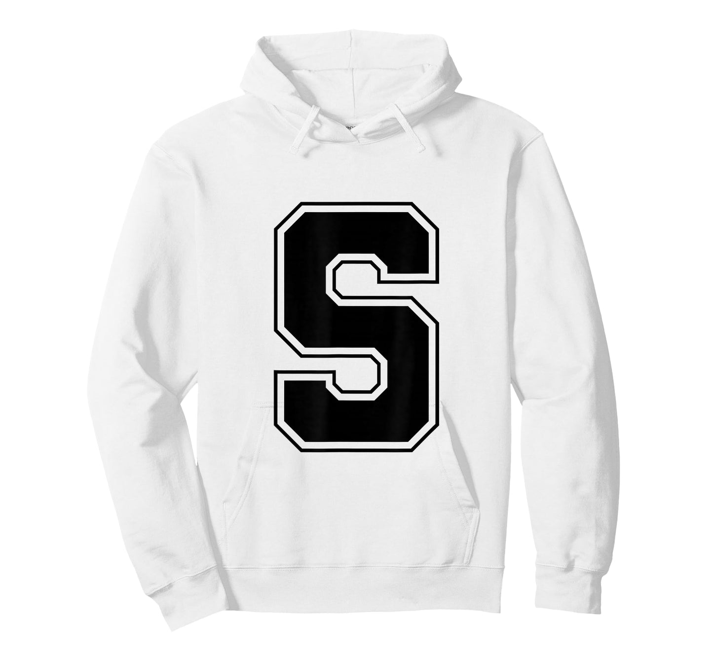 Letter S Big Bold Capital Varsity Alphabet Monogram T-Shirt