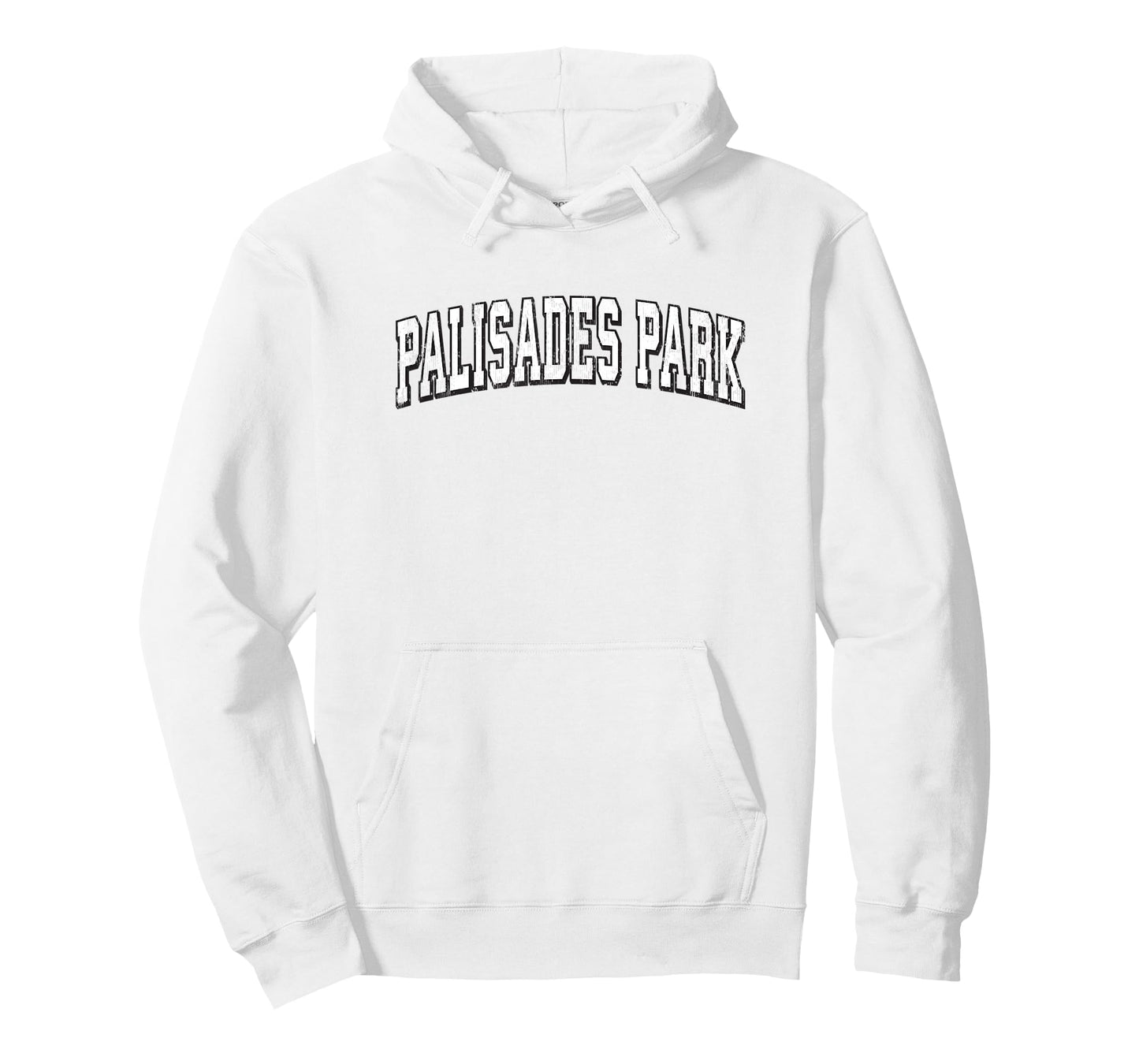 Palisades Park New Jersey Vintage Athletic Sports B&W Print T-Shirt