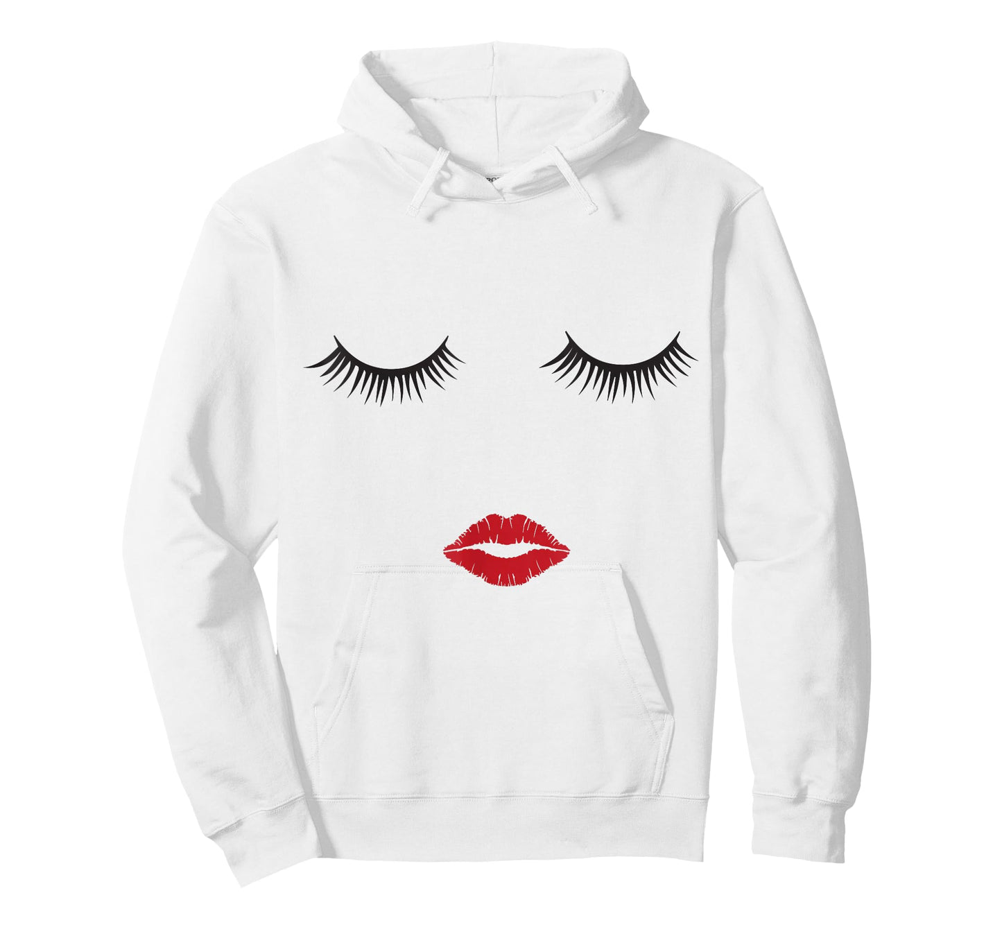 Eye Lash Lips Kiss T Shirt Trendy Cute T-Shirt