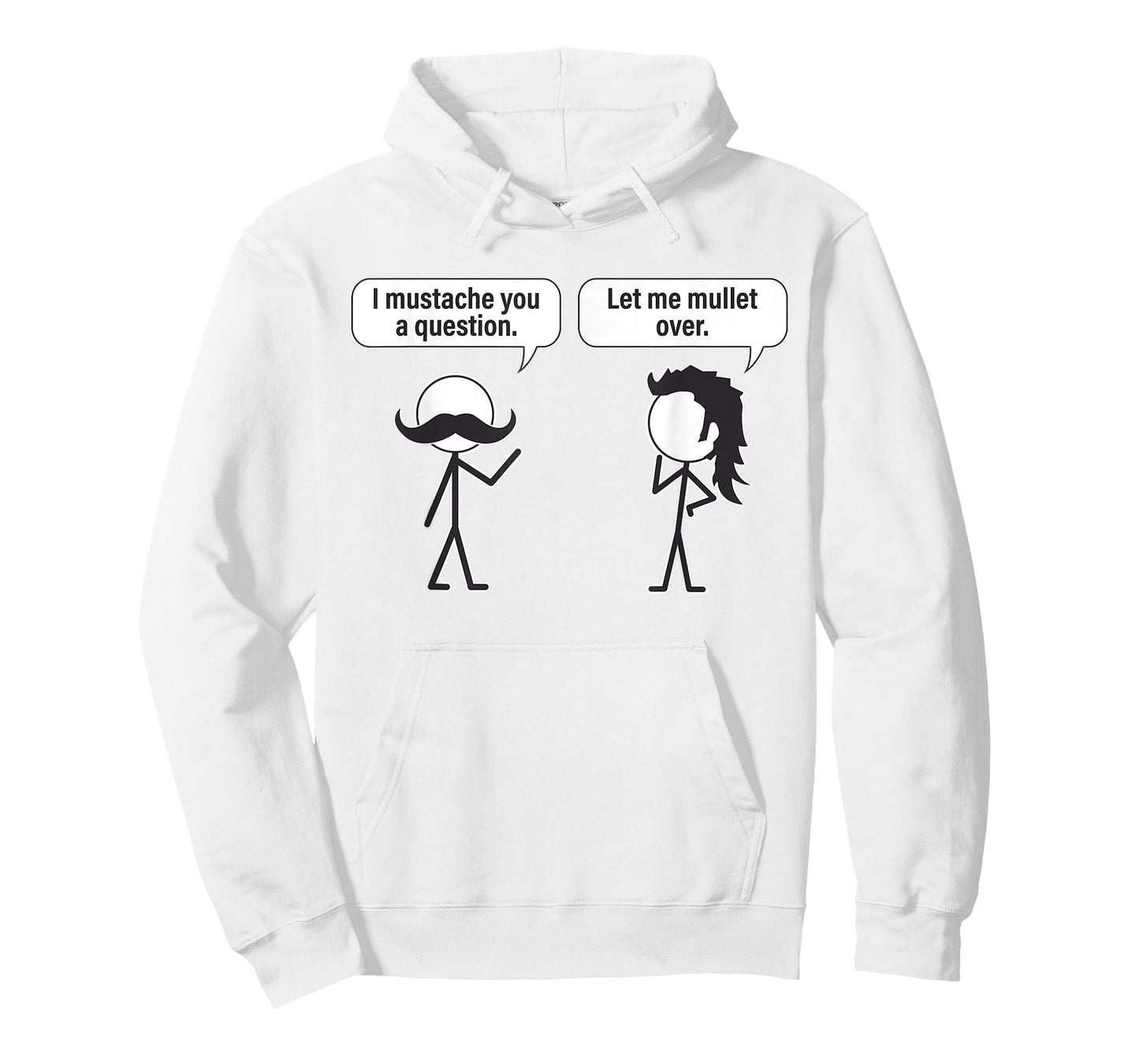 Funny I Mustache You A Question Let Me Mullet Over T-Shirt