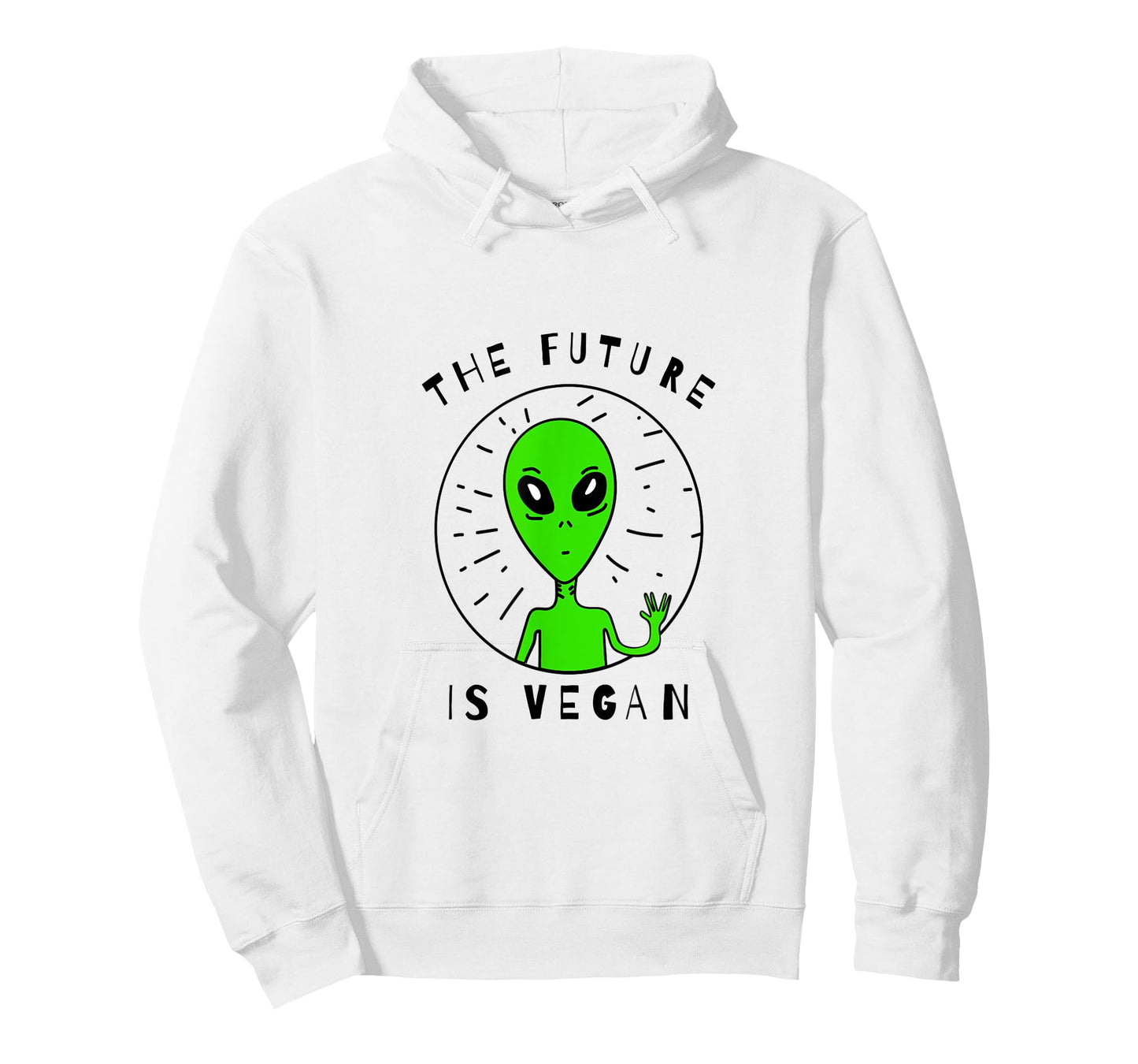 The Future Is Vegan Vegan Alien Peace and Love Vegan Shirt