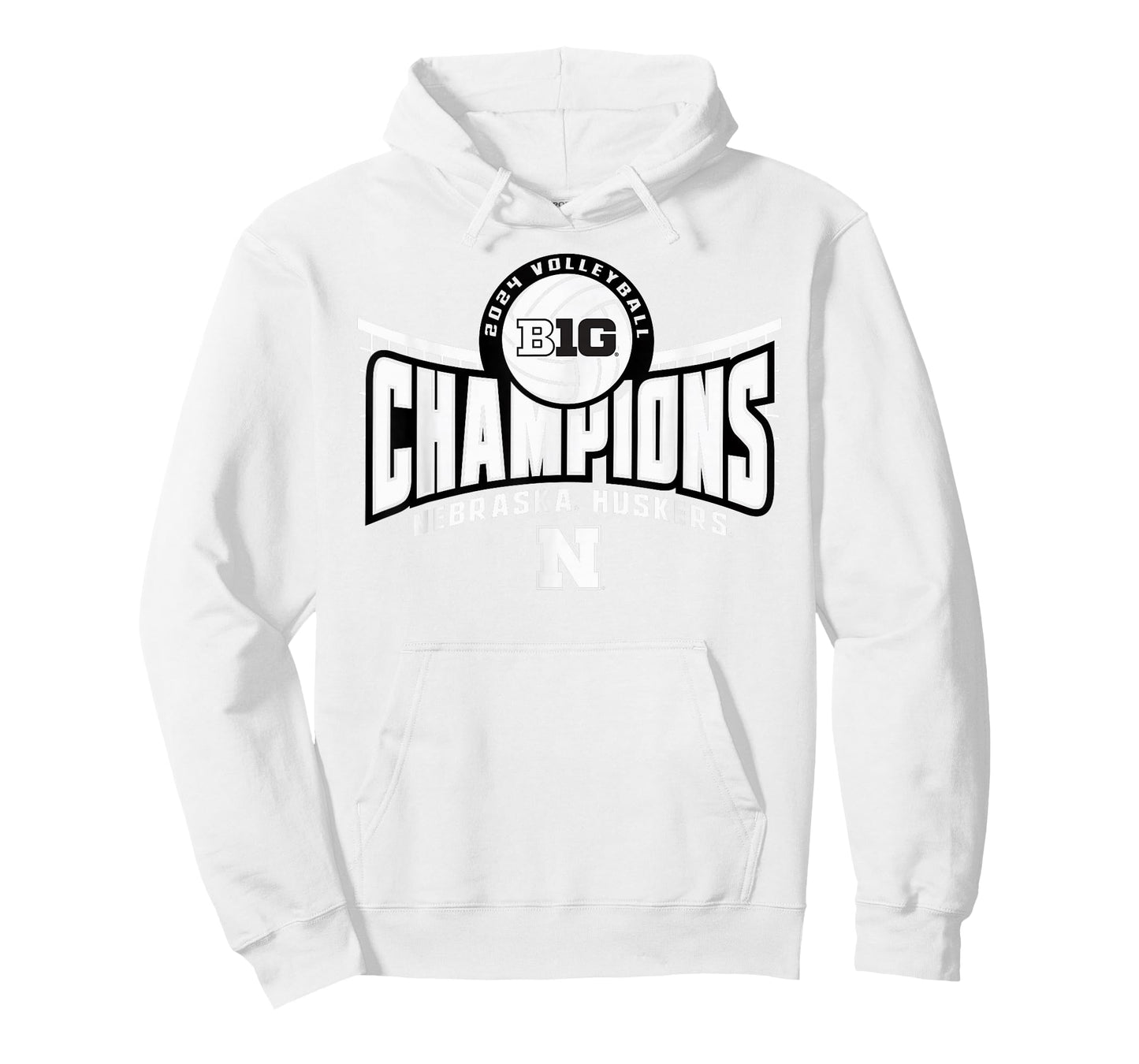 Nebraska Cornhuskers Big Ten Champs 2024 Women's Volleyball T-Shirt