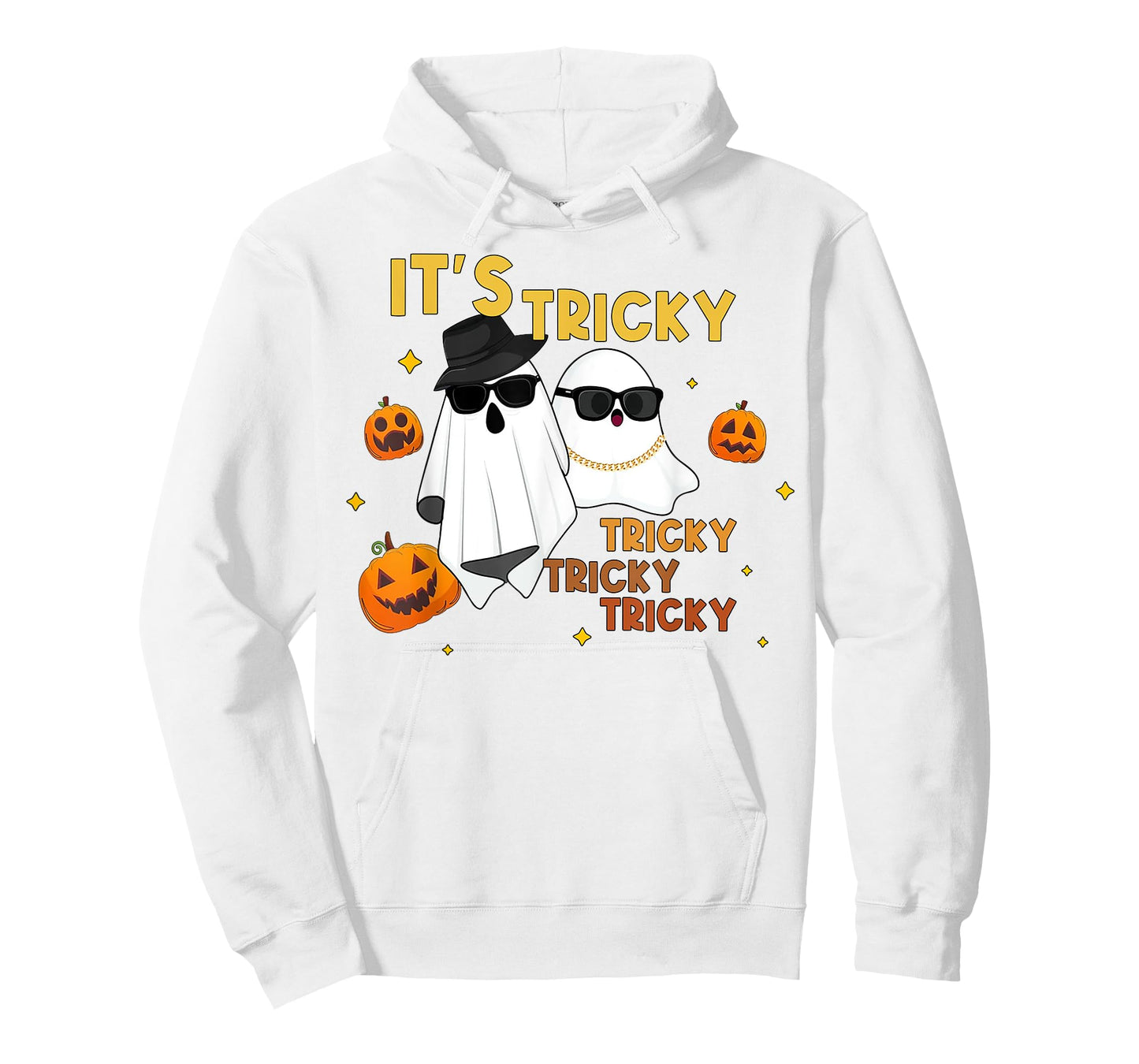 It's Tricky Tricky Tricky Funny Ghost Boo Halloween T-Shirt