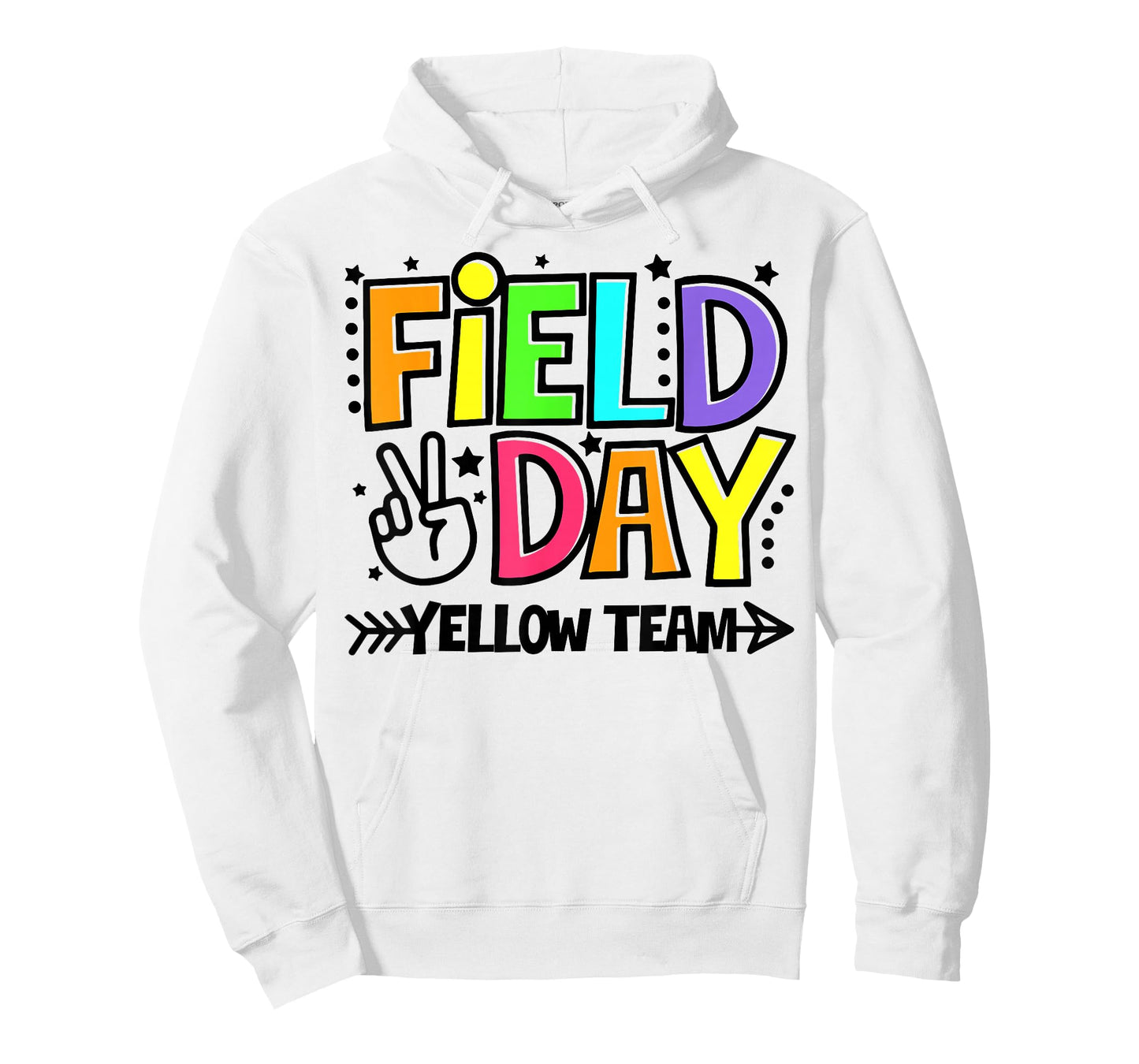 Field Day Yellow Team Funny For Teacher Kids Field Day Games T-Shirt