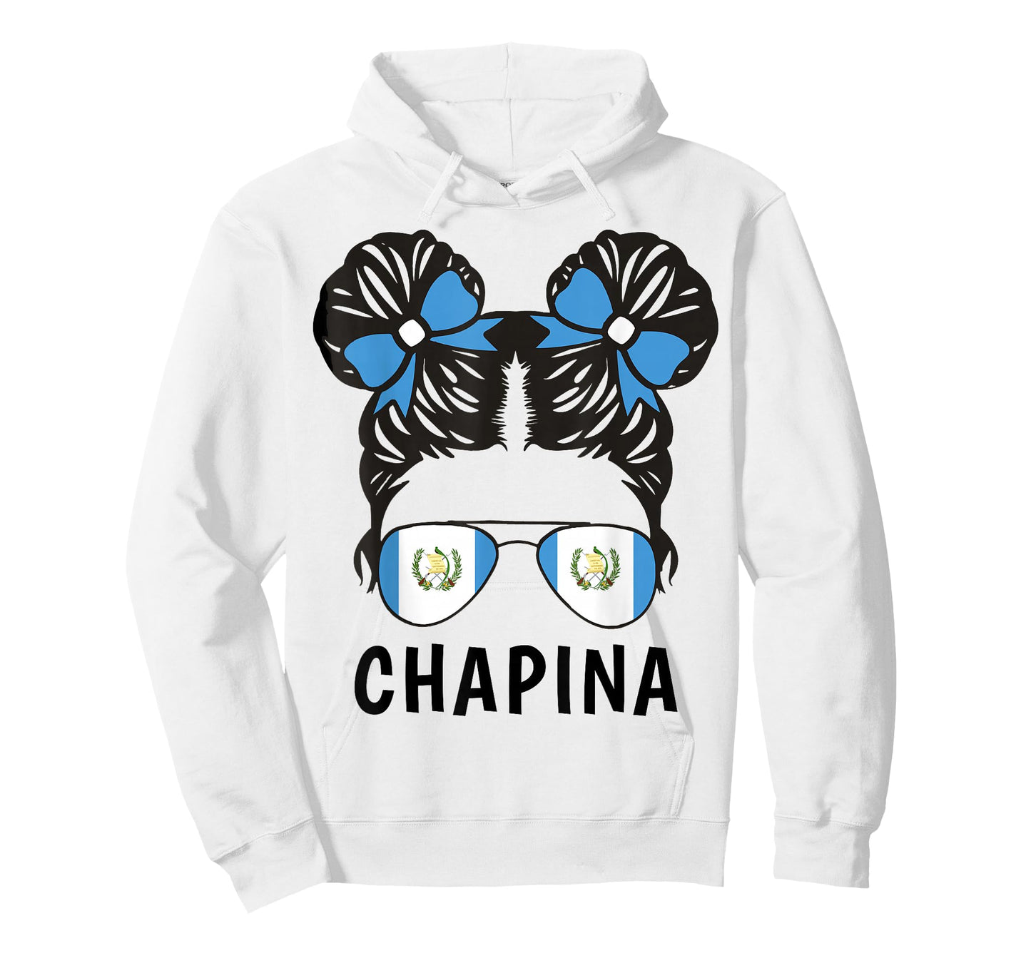 Chapina Shirt Guatemalan Girl Guatemala Flag Kids Women T-Shirt